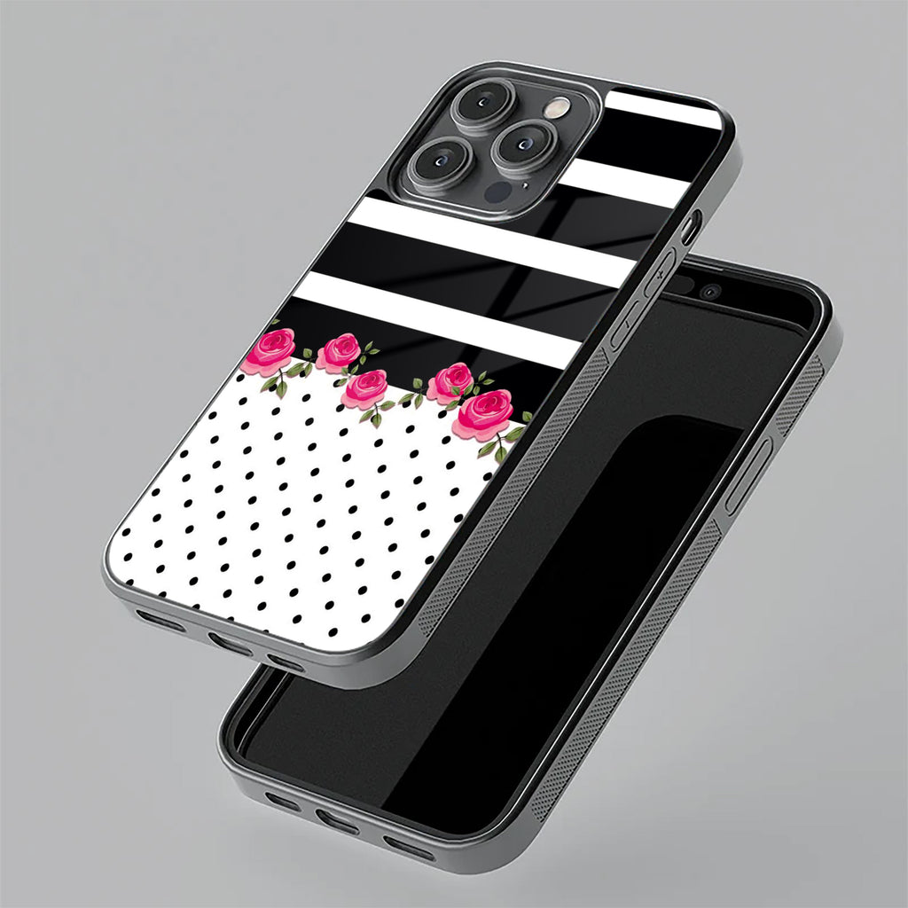 Elegant Rose Parad Glass Case Cover For iPhone 17e