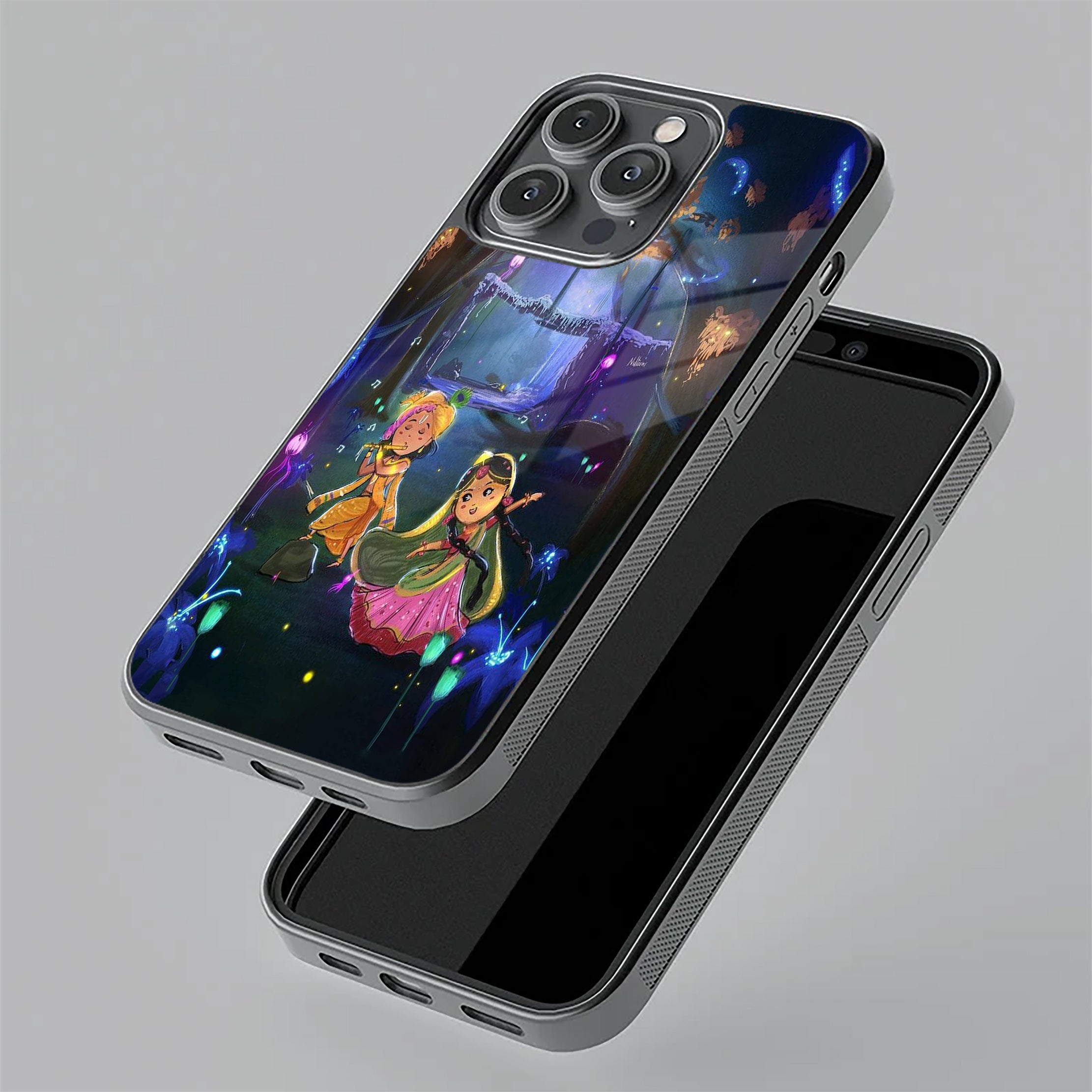 Enchanted Radha Krishna Phone Case For Vivo Y22