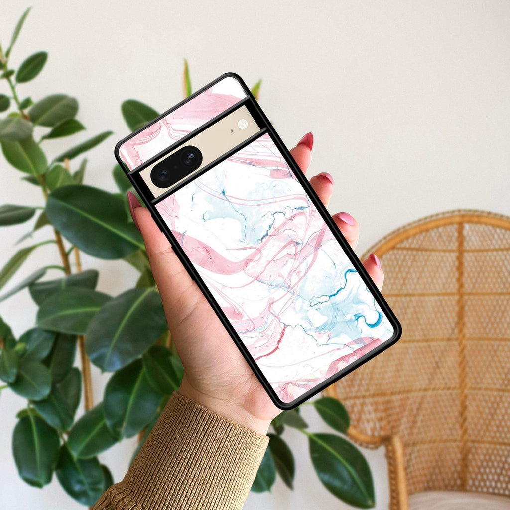 Fashion Marble Texture Glossy Metal Case Cover For Google - ShopOnCliQ