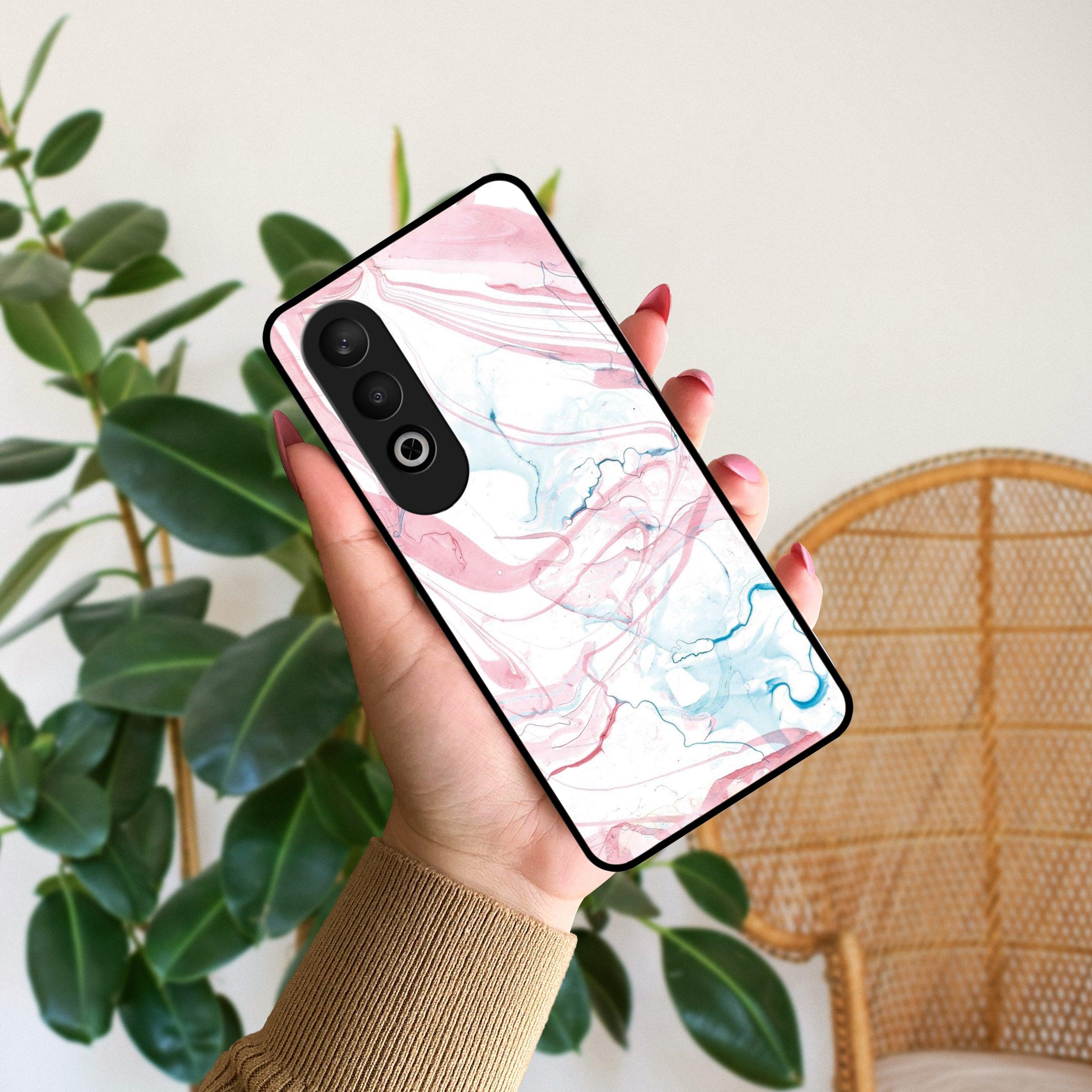 Fashion Marble Texture Glossy Metal Case Cover For OnePlus - ShopOnCliQ