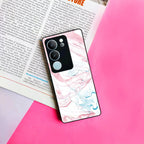 Fashion Marble Texture Glossy Metal Case Cover For Vivo - ShopOnCliQ
