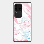 Fashion Marble Texture Glossy Metal Case Cover For Vivo - ShopOnCliQ