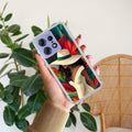 Fashionable Girl Hat Style Tropical Elegance Anti Yellow Case For Motorola Edge 50 Pro