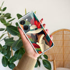 Fashionable Girl Hat Style Tropical Elegance Transparent Silicone Case for OnePlus - ShopOnCliQ