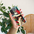 Fashionable Girl Hat Style Tropical Elegance Anti Yellow Case For Oppo A18 4G