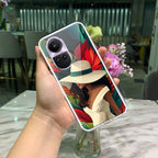 Fashionable Girl Hat Style Tropical Elegance Anti Yellow Case For Oppo Reno 10 5G