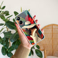 Fashionable Girl Hat Style Tropical Elegance Transparent Silicone Case For Realme 10 4G