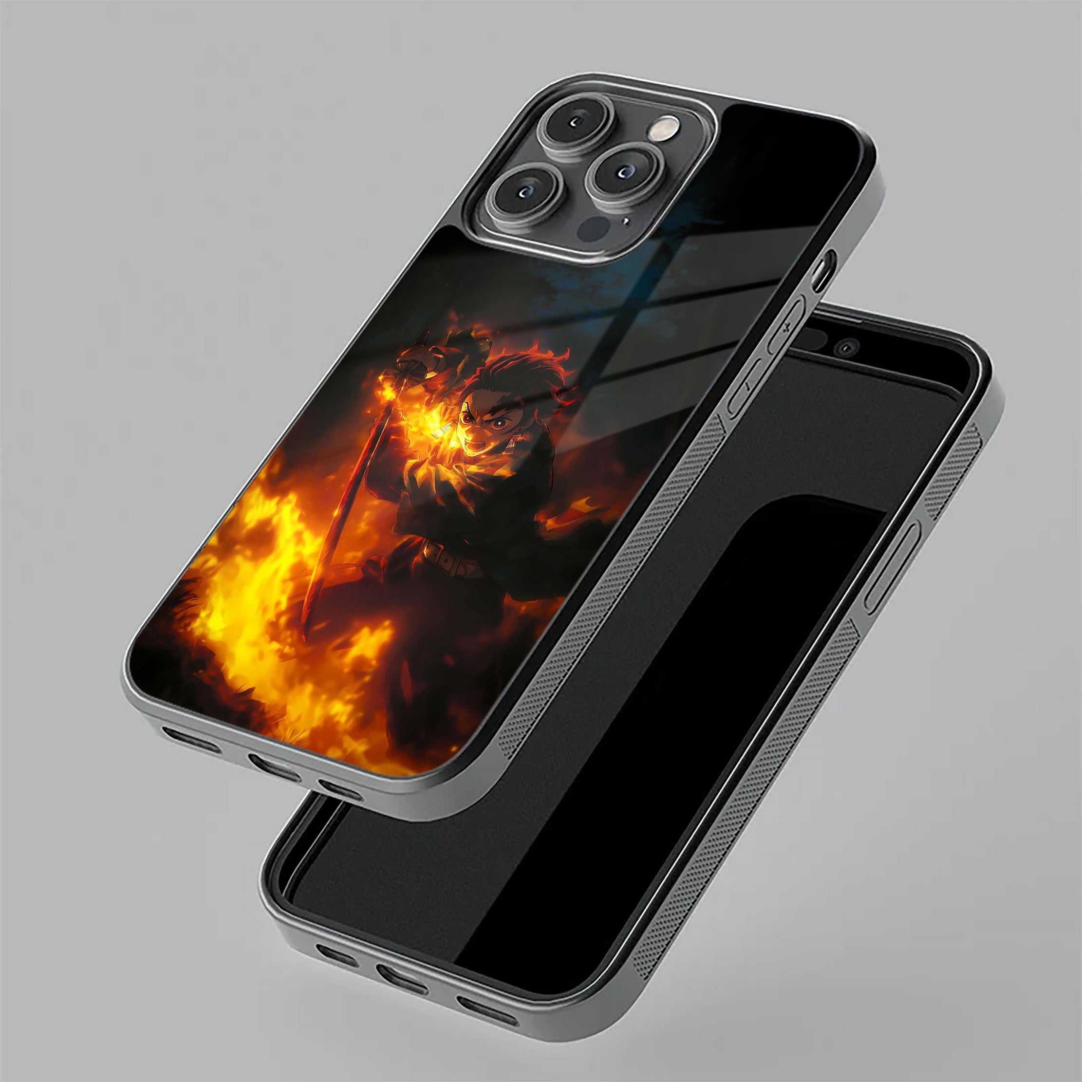 Flame Eyes Glass Case Cover For Samsung - ShopOnCliQ