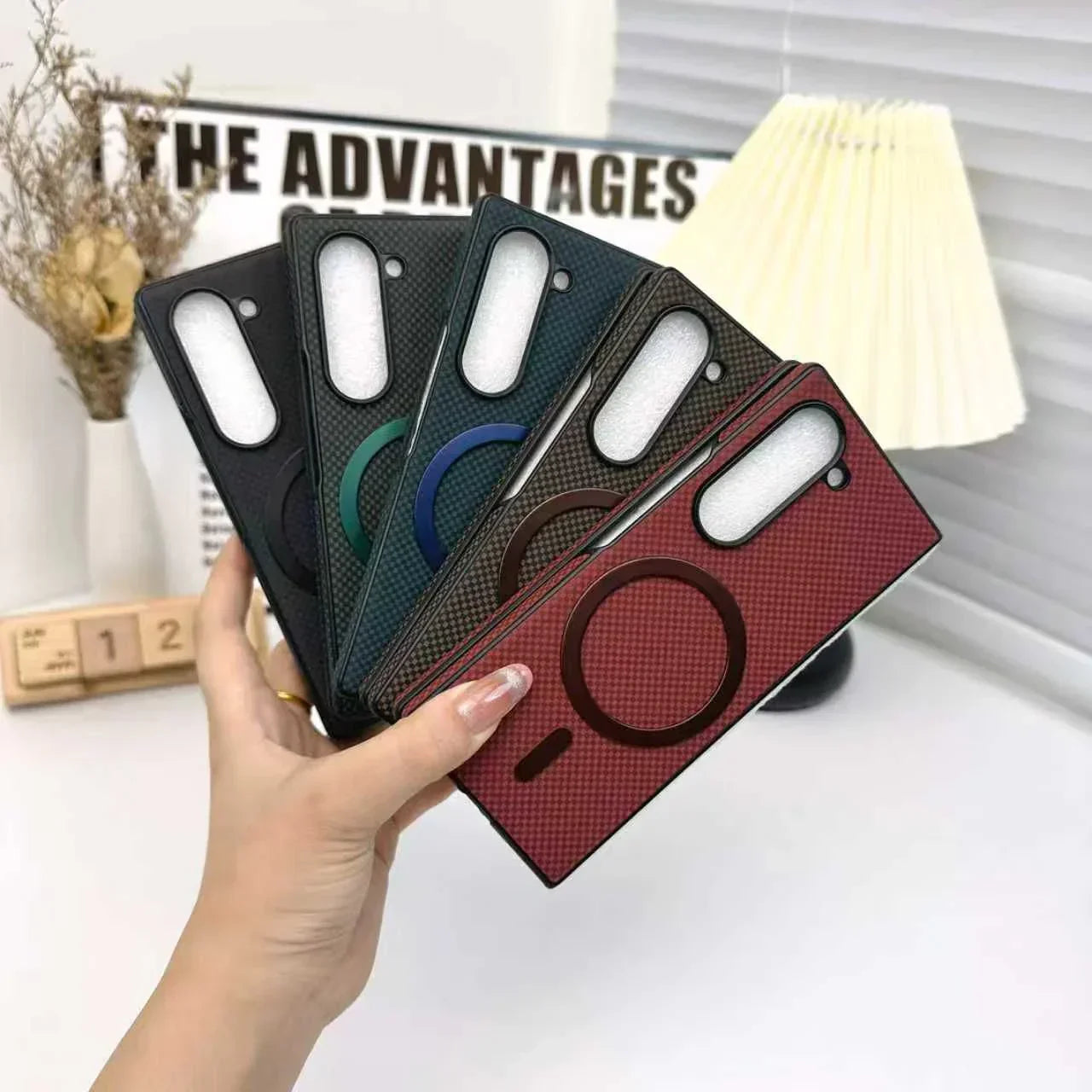 Premium Protective Case for Samsung Galaxy Z Fold & Z Flip – Slim Carbon Fiber Design - ShopOnCliQ