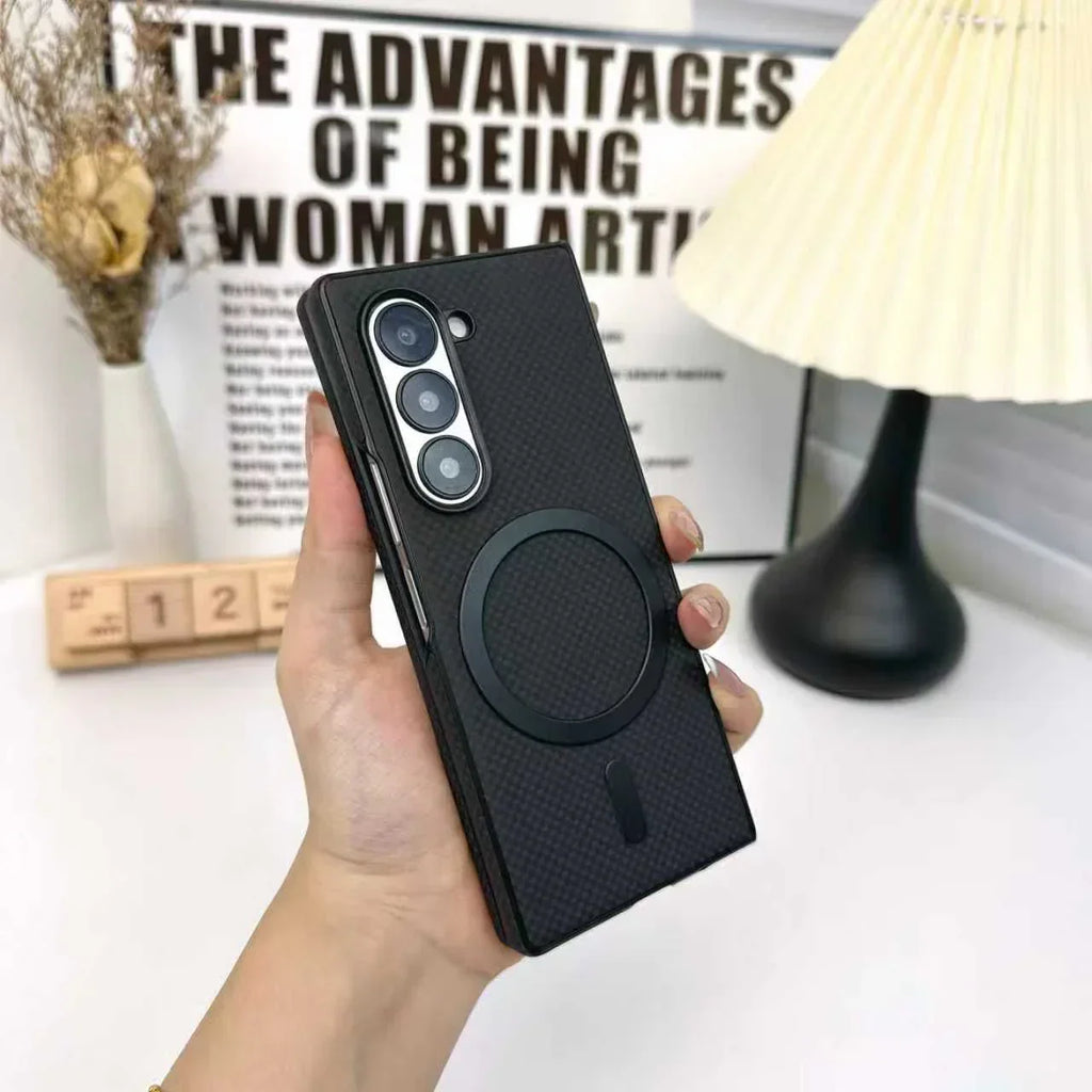 Premium Protective Case for Samsung Galaxy Z Fold & Z Flip – Slim Carbon Fiber Design - ShopOnCliQ