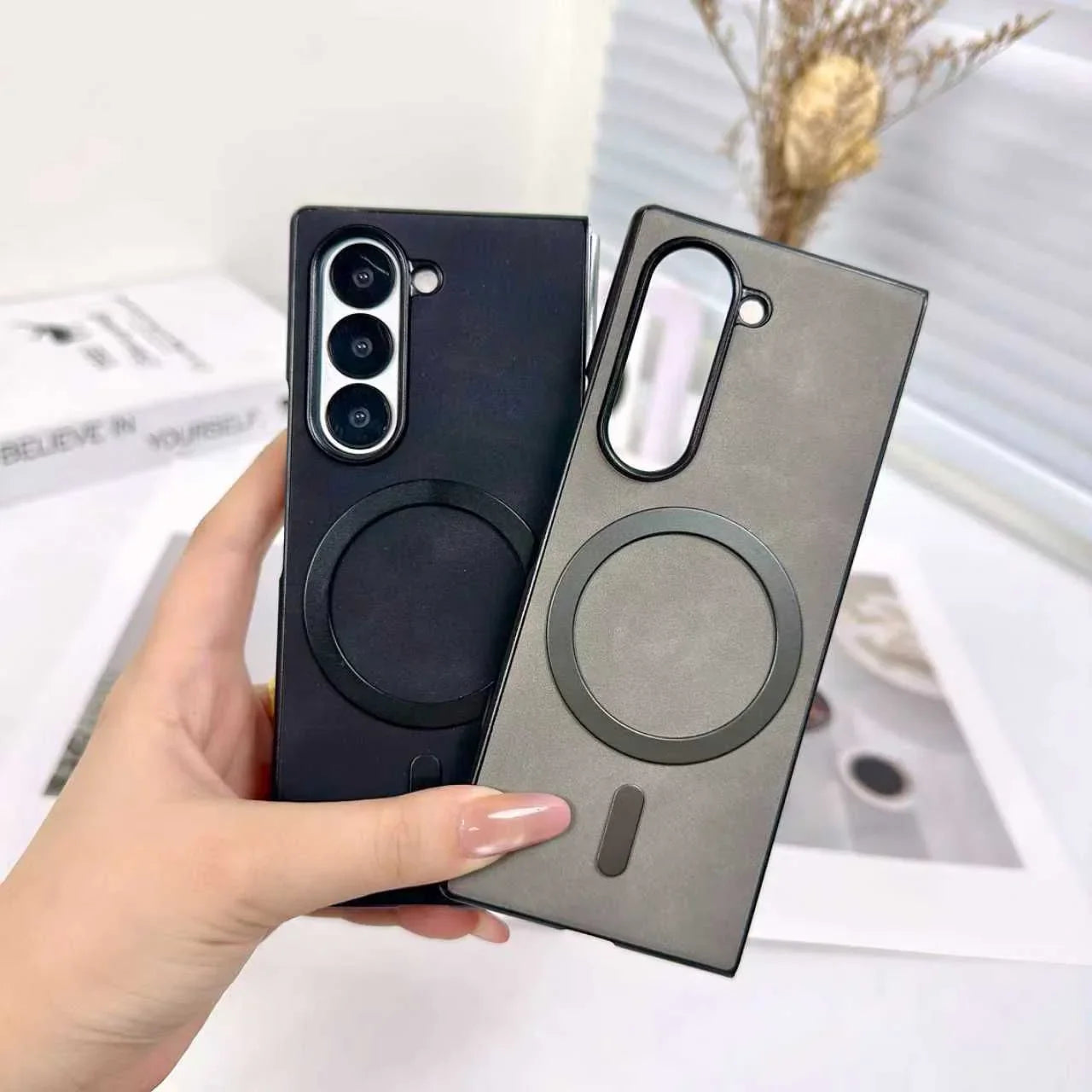 Samsung Galaxy Z Fold & Flip Protective Cover – Durable Slim Magnetic Case - ShopOnCliQ