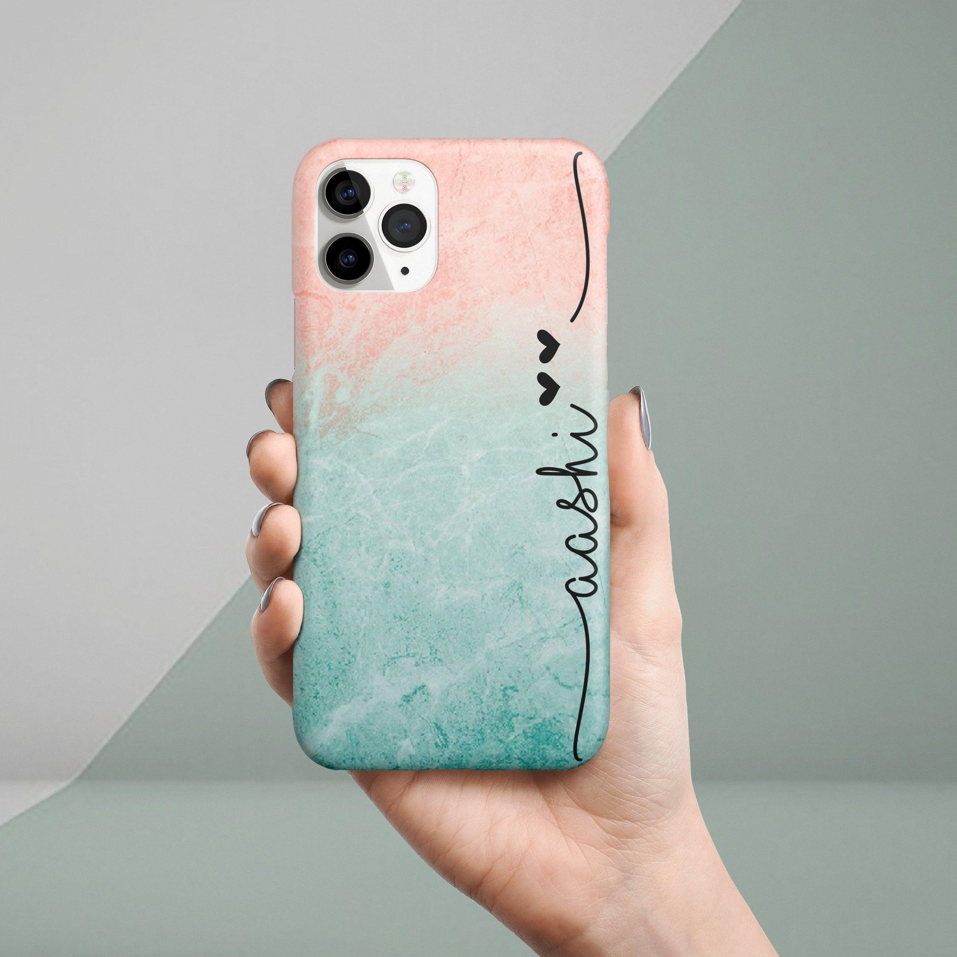 Floating Marble Effect Phone Case Cover - ShopOnCliQ