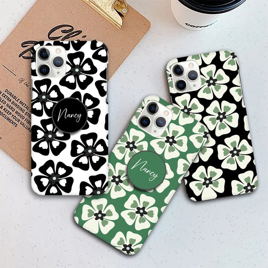 Floral Grid Retro Flower Pattern Slim Phone Case Cover ShopOnCliQ