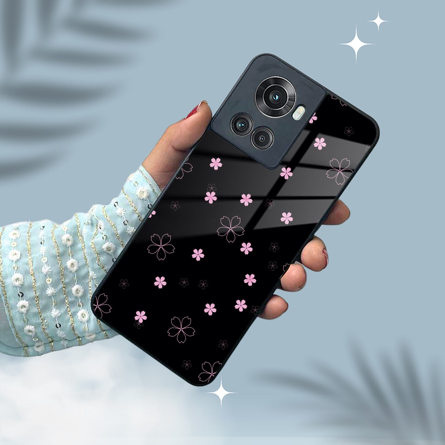 Floral Night Glass Case Cover For OnePlus ShopOnCliQ