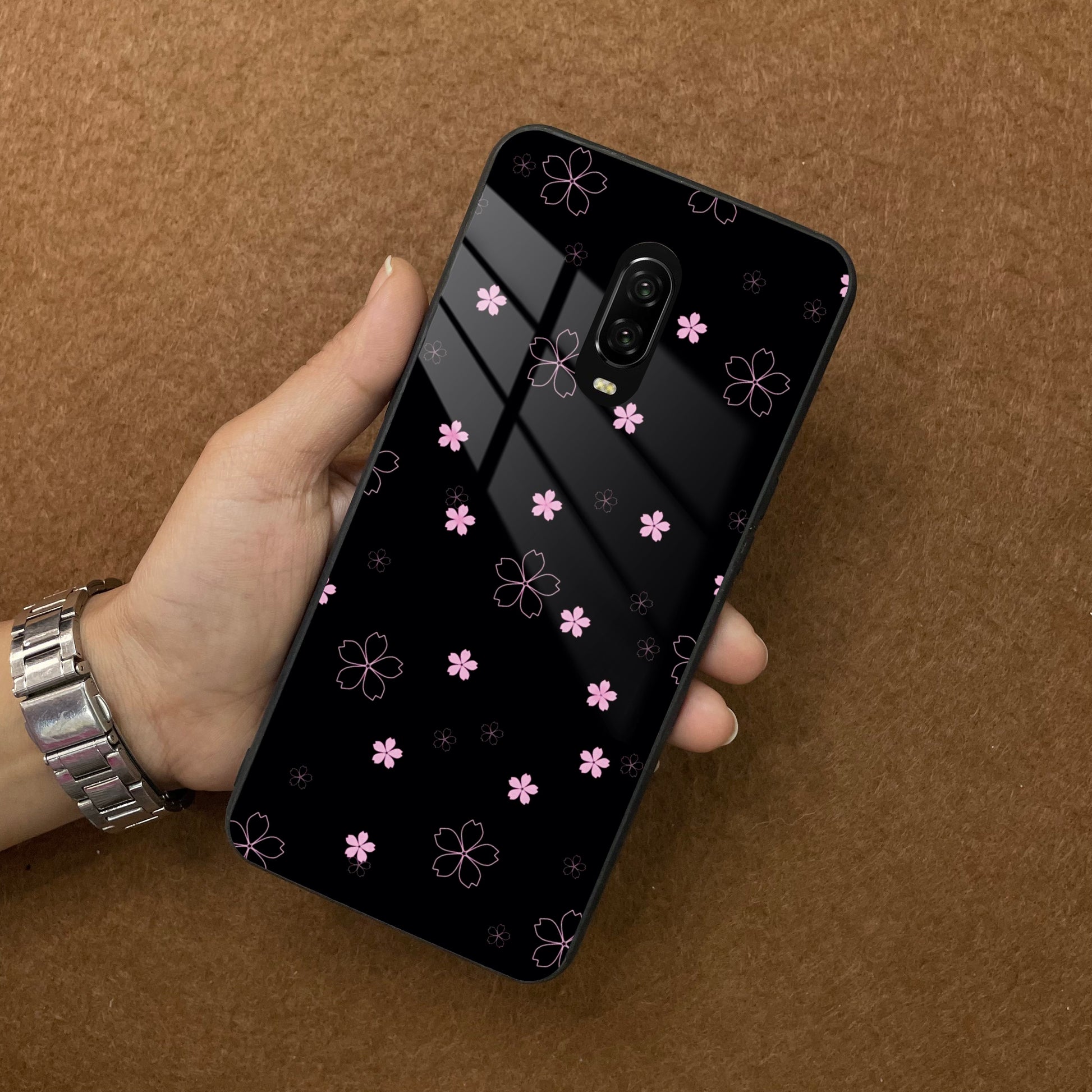 Floral Night Glass Case Cover For OnePlus ShopOnCliQ