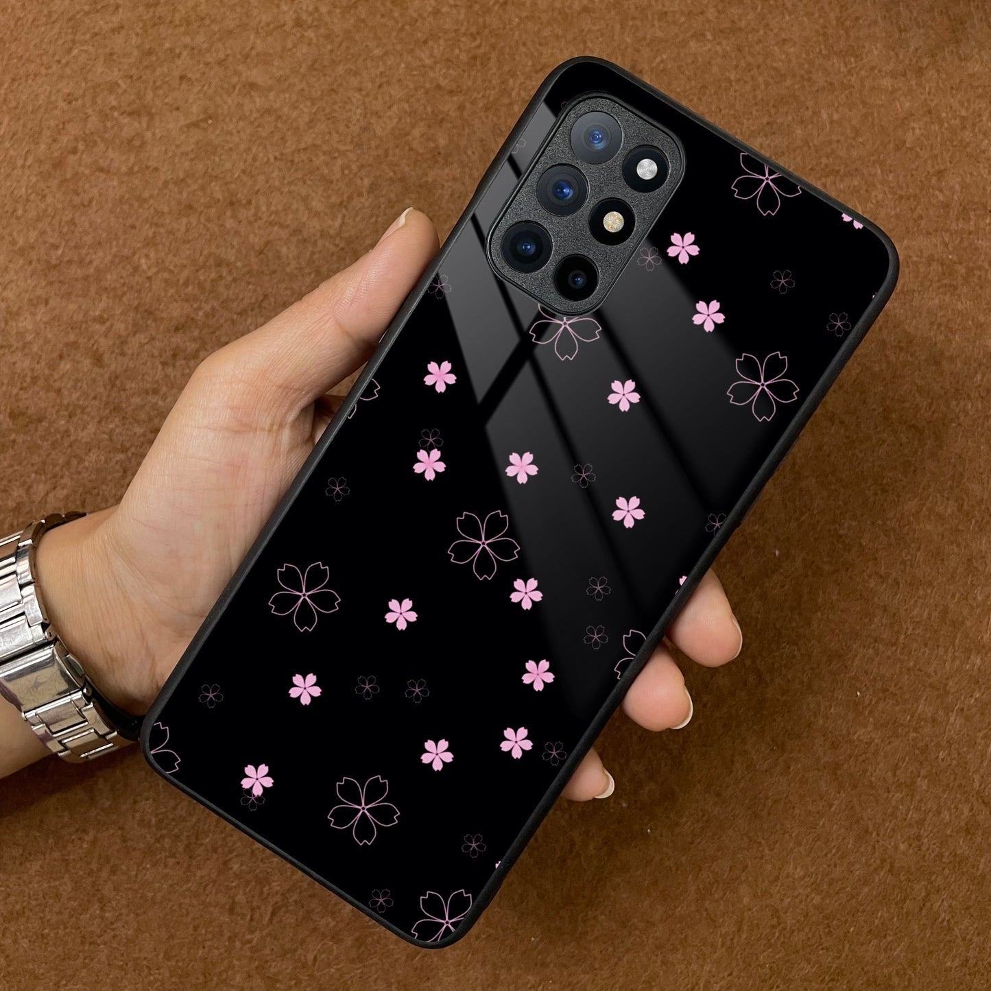 Floral Night Glass Case Cover For OnePlus ShopOnCliQ