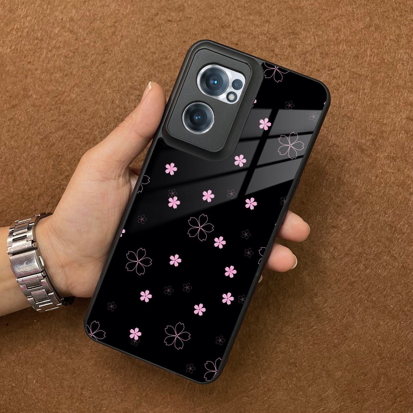 Floral Night Glass Case Cover For OnePlus ShopOnCliQ