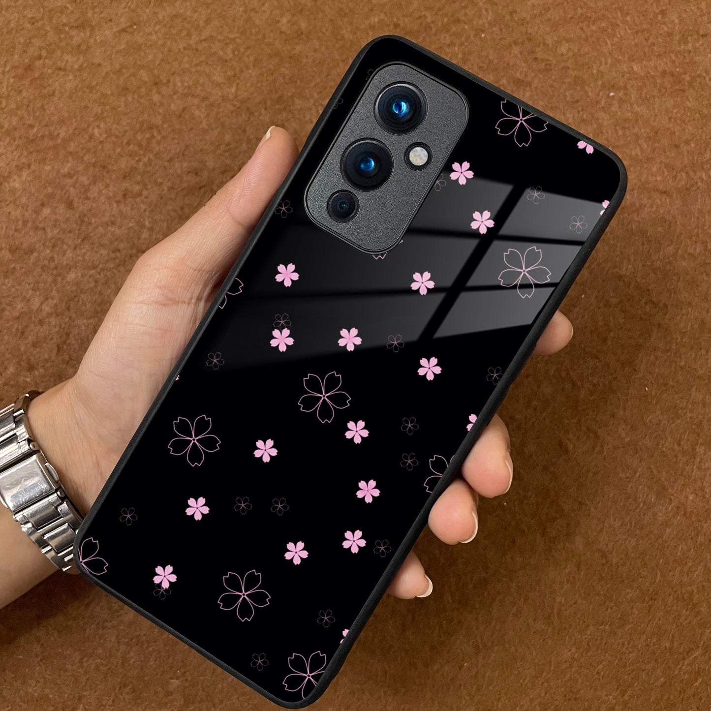 Floral Night Glass Case Cover For OnePlus ShopOnCliQ