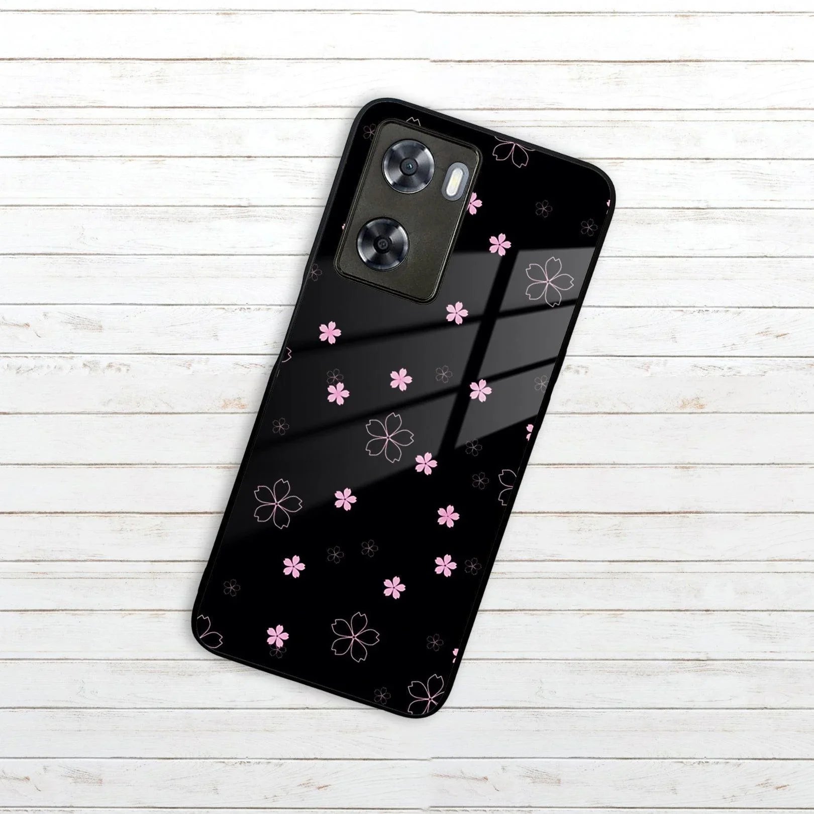 Floral Night Glass Case Cover For Oppo - ShopOnCliQ
