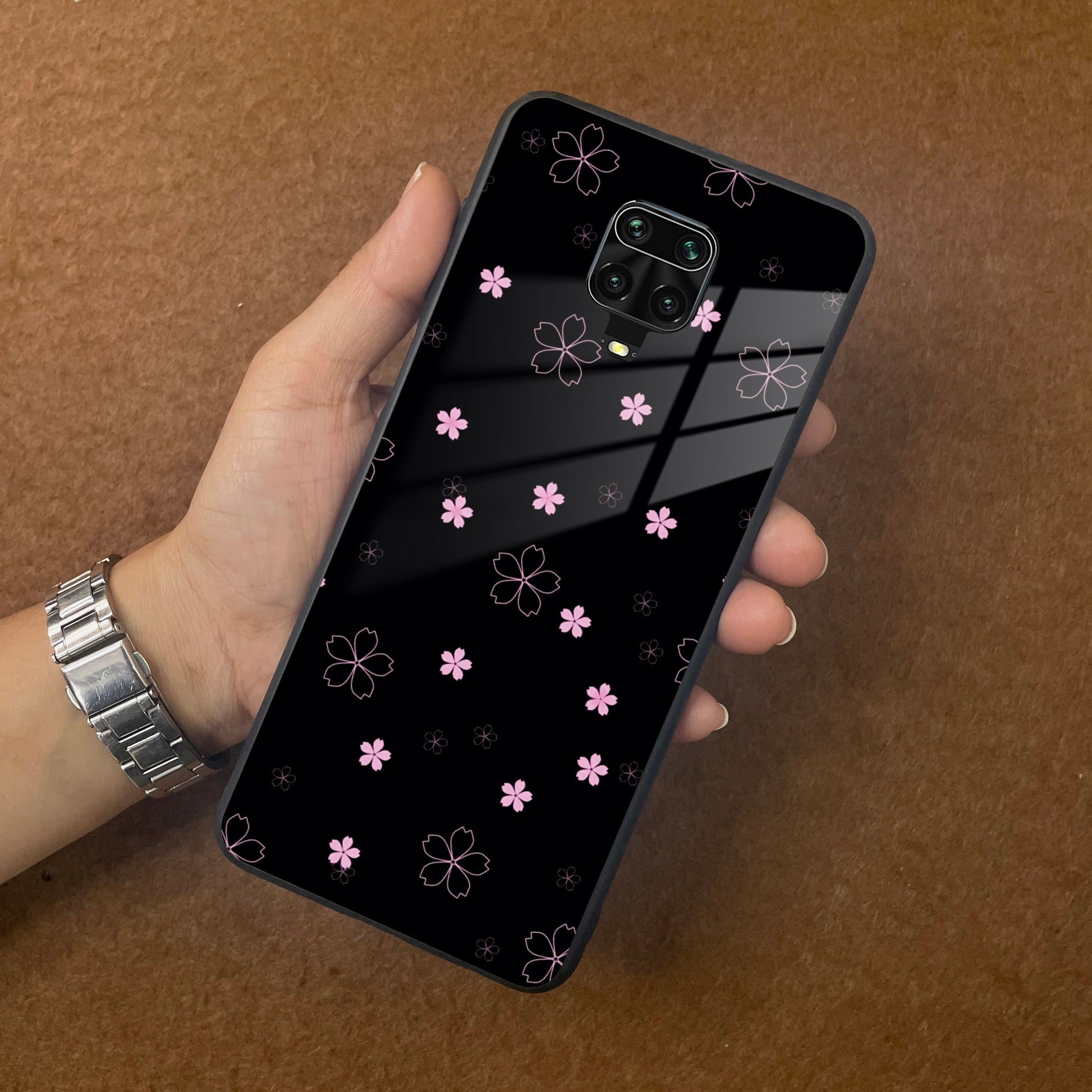 Floral Night Glass Case Cover For Poco ShopOnCliQ