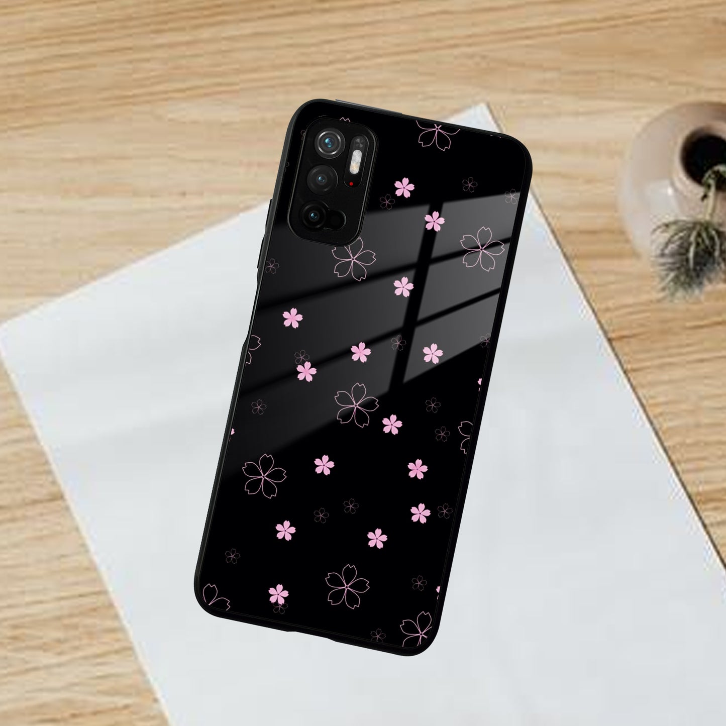 Floral Night Glass Case Cover For Poco ShopOnCliQ