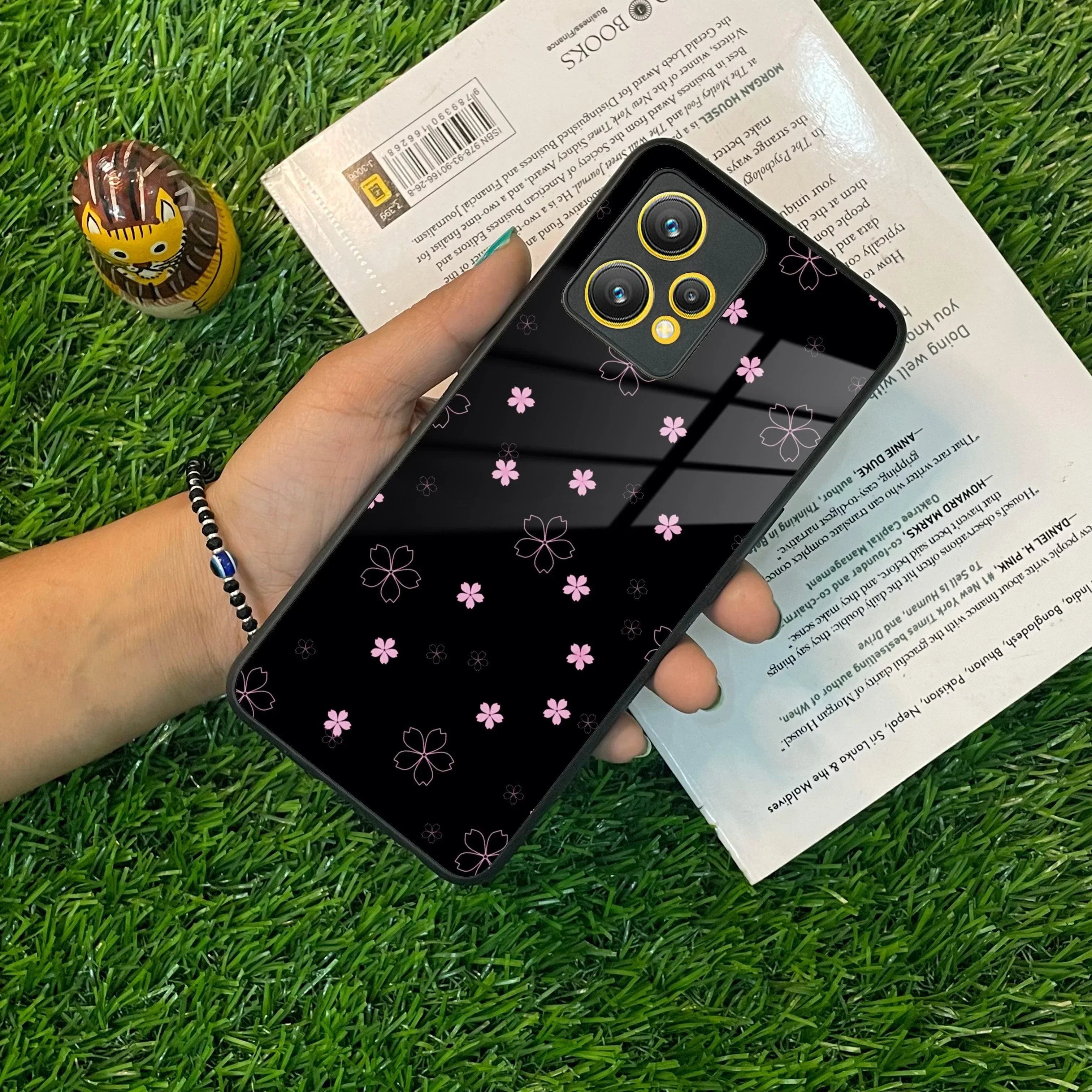 Floral Night Glass Case Cover For Realme/Narzo - ShopOnCliQ