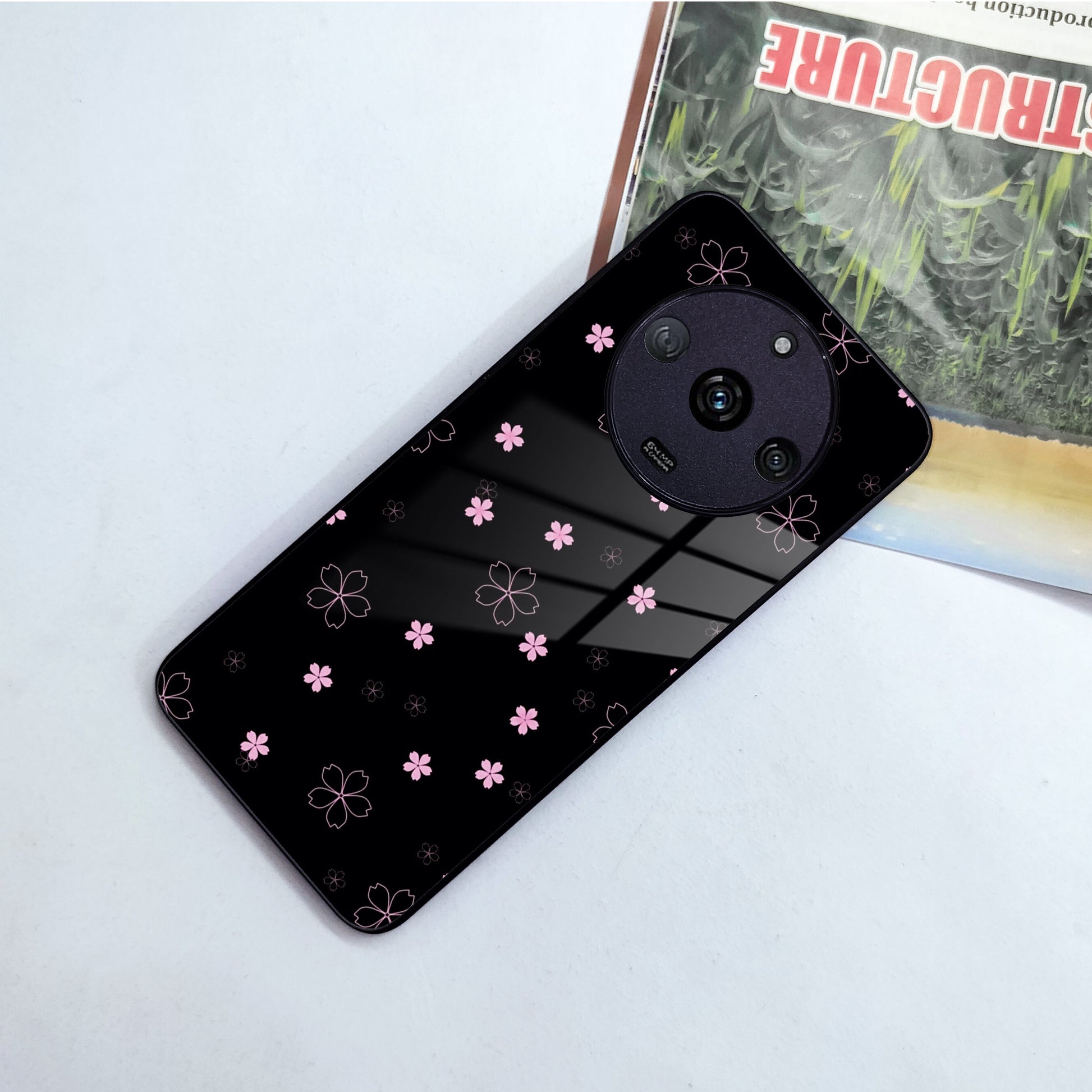 Floral Night Glass Case Cover For Realme/Narzo ShopOnCliQ