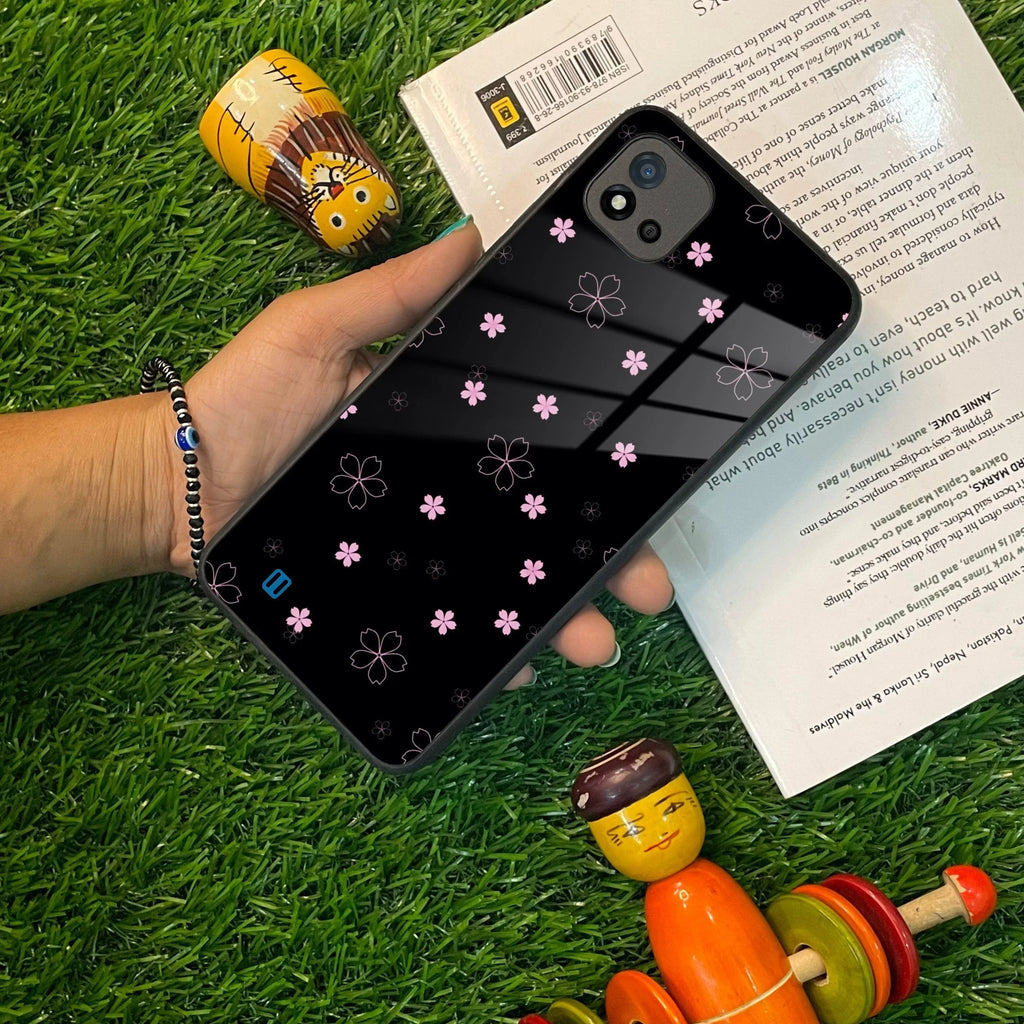 Floral Night Glass Case Cover For Realme/Narzo - ShopOnCliQ