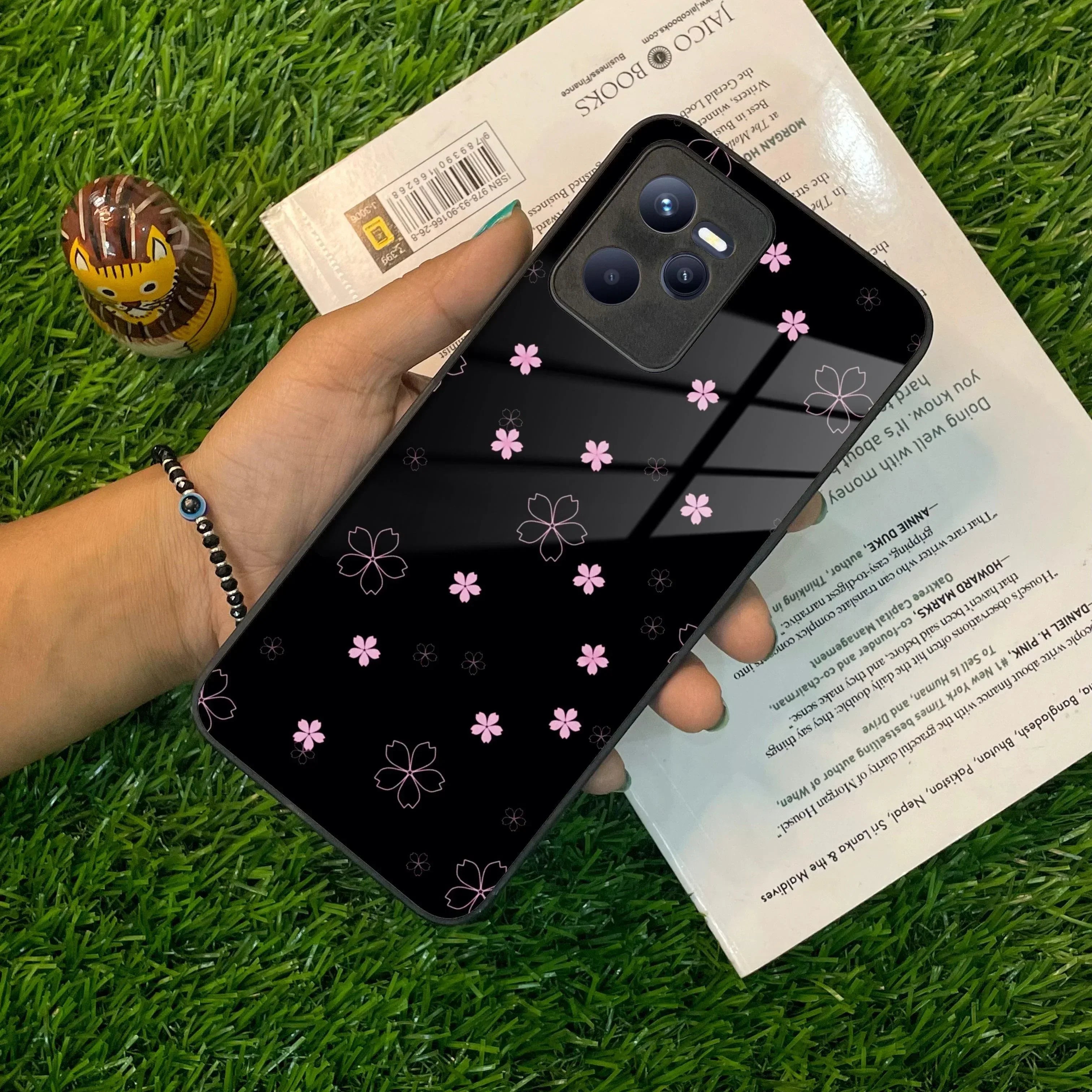 Floral Night Glass Case Cover For Realme/Narzo - ShopOnCliQ