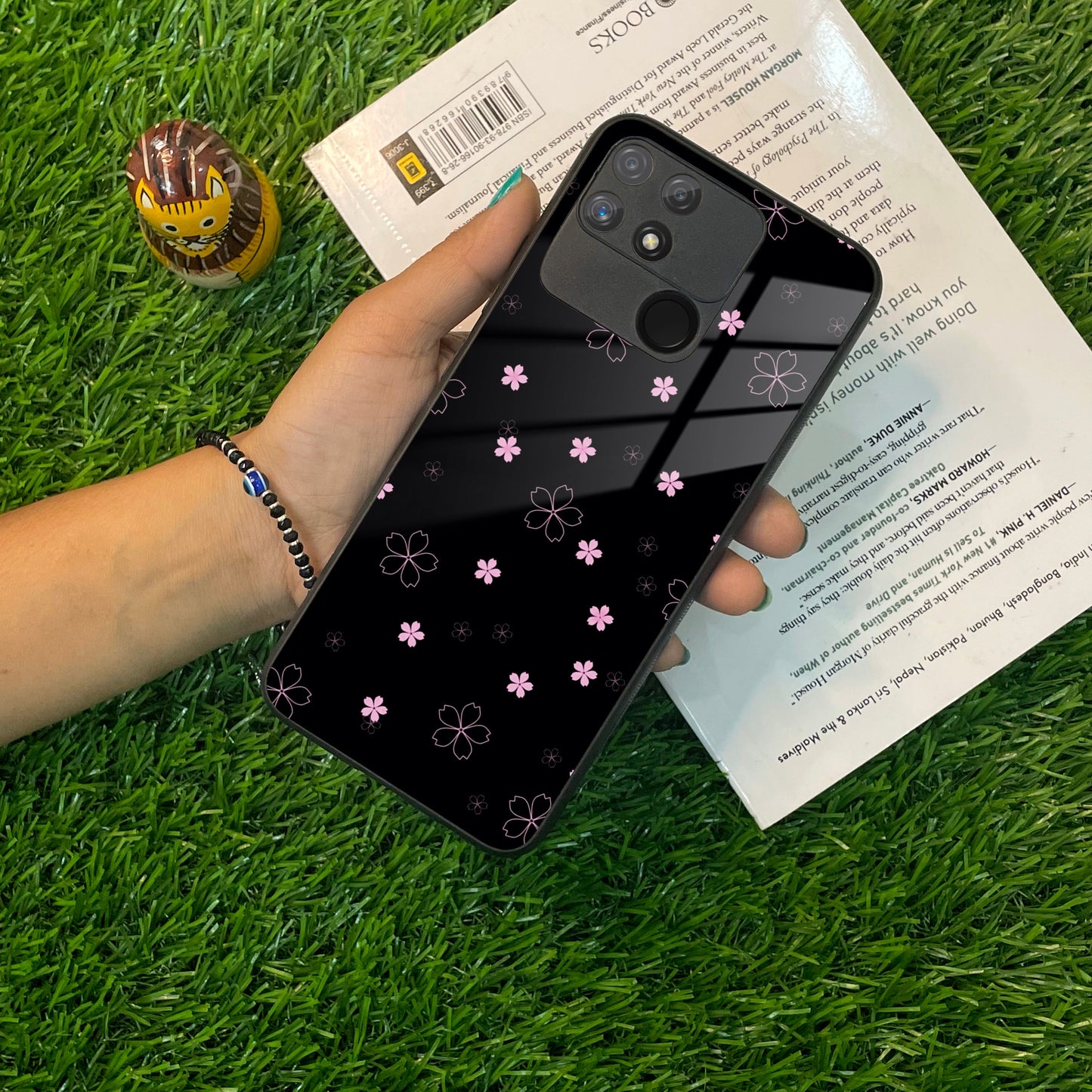 Floral Night Glass Case Cover For Realme/Narzo ShopOnCliQ