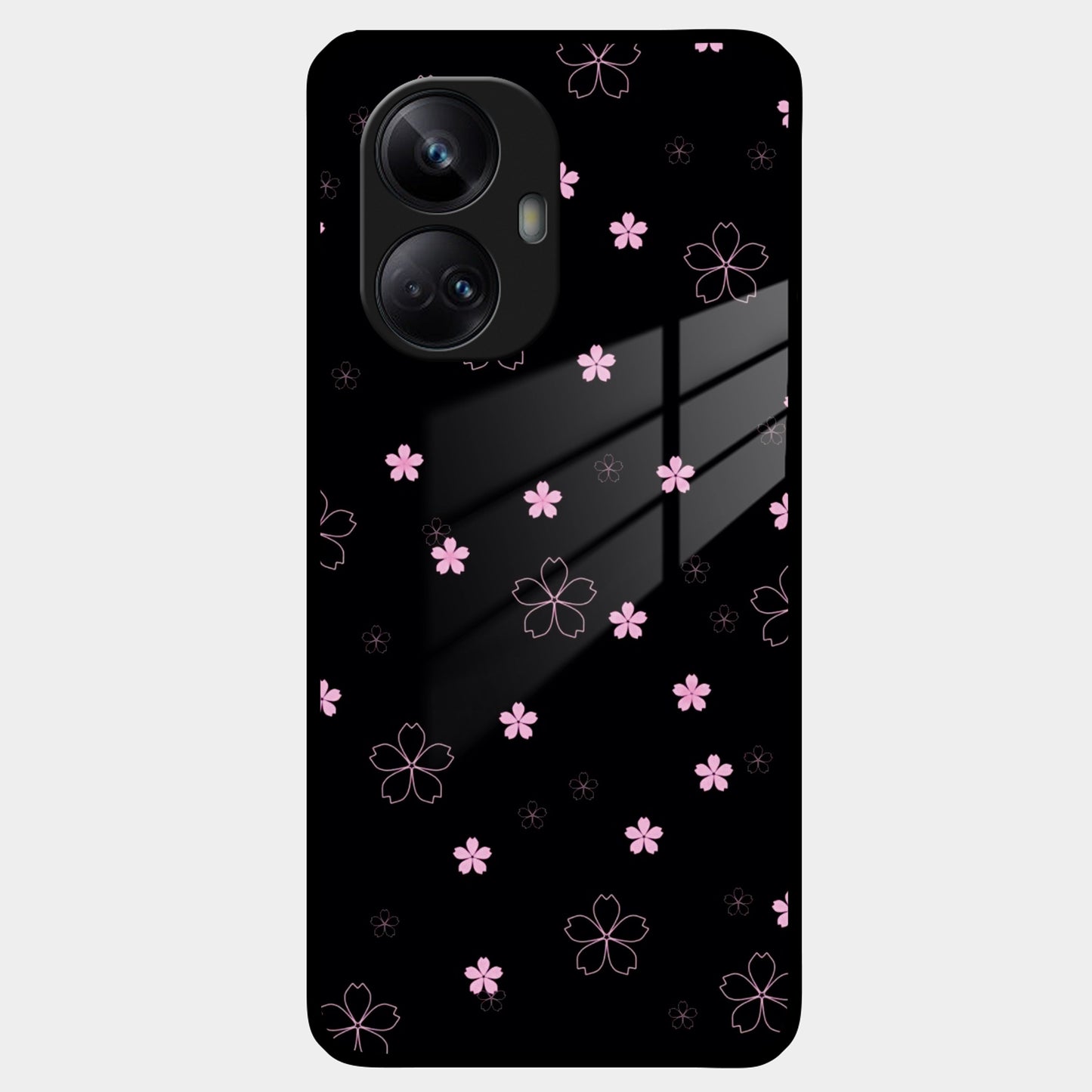 Floral Night Glass Case Cover For Realme/Narzo ShopOnCliQ