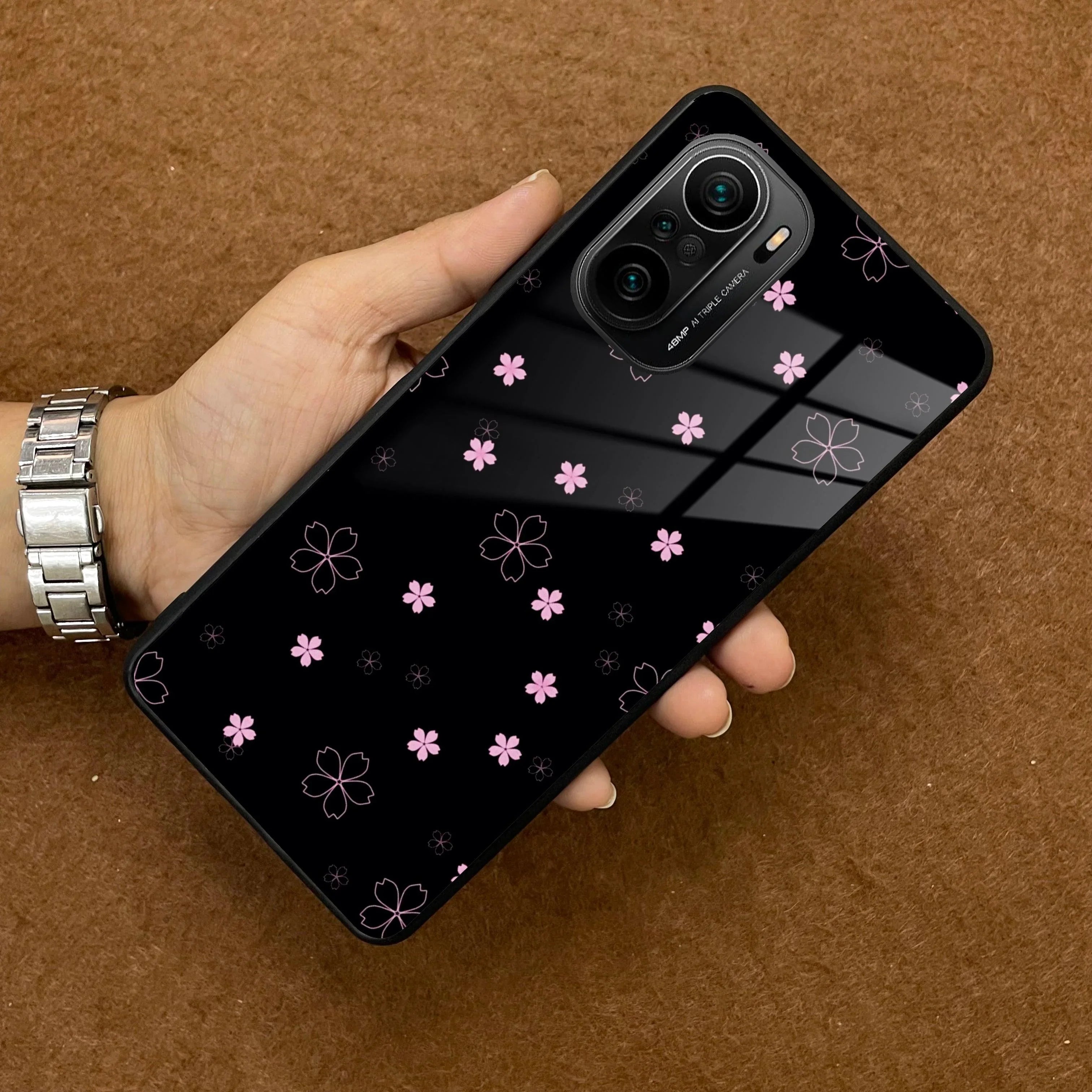Floral Night Glass Case Cover For Redmi/Xiaomi - ShopOnCliQ