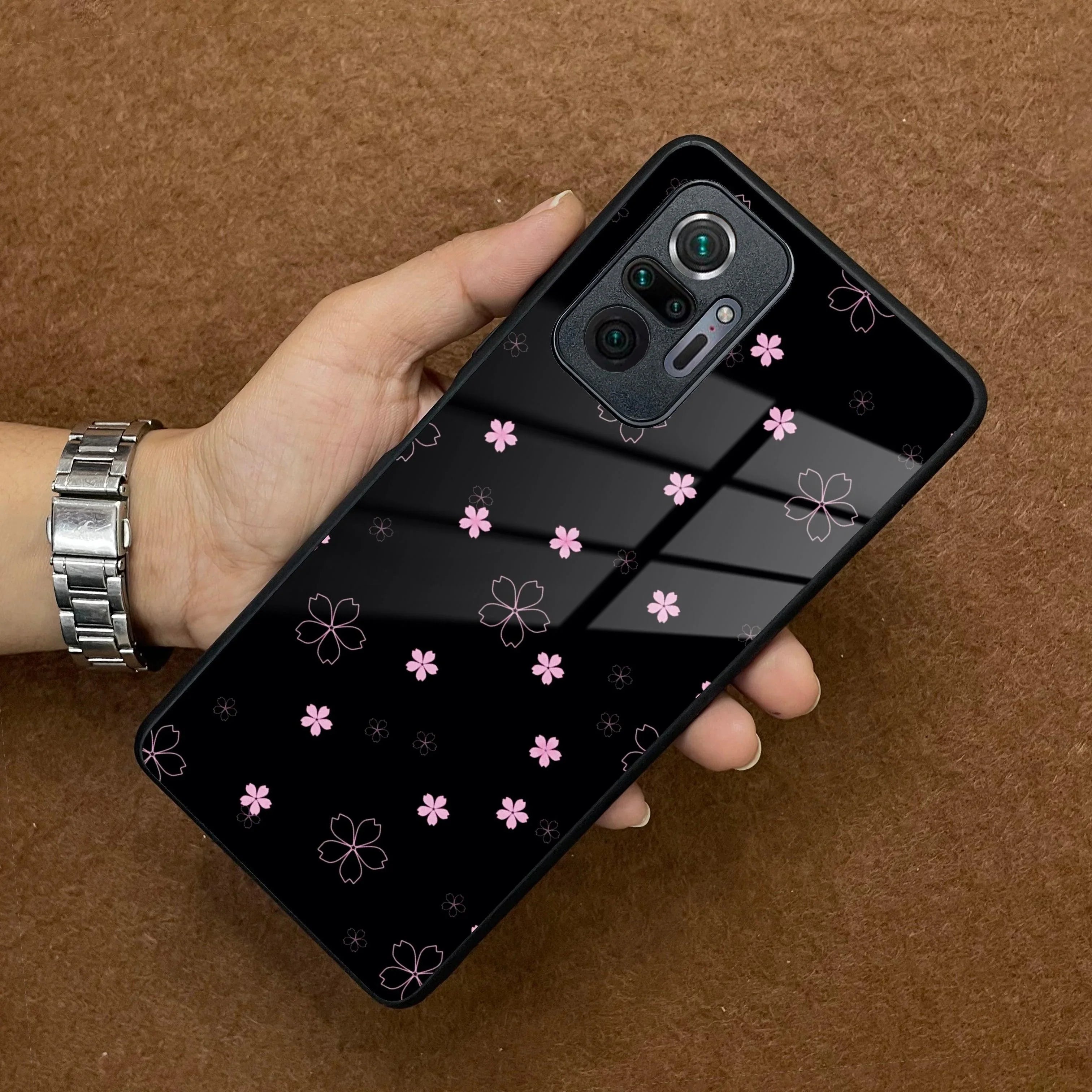 Floral Night Glass Case Cover For Redmi/Xiaomi - ShopOnCliQ