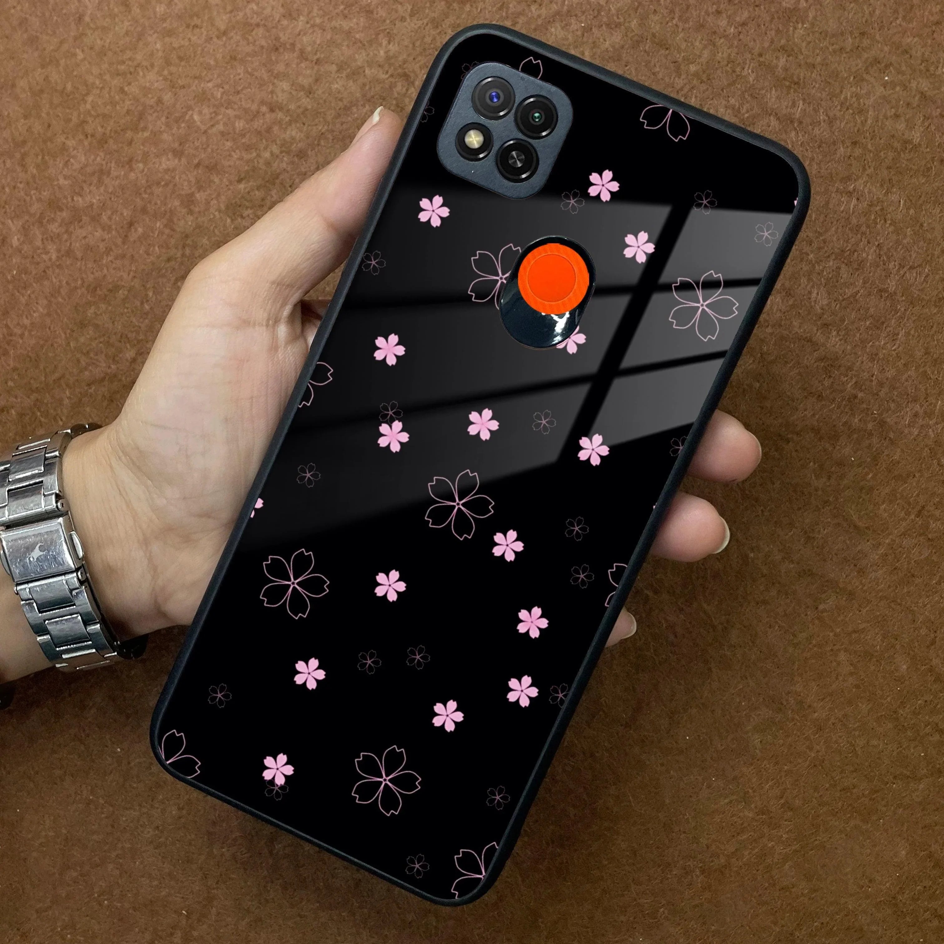 Floral Night Glass Case Cover For Redmi/Xiaomi - ShopOnCliQ