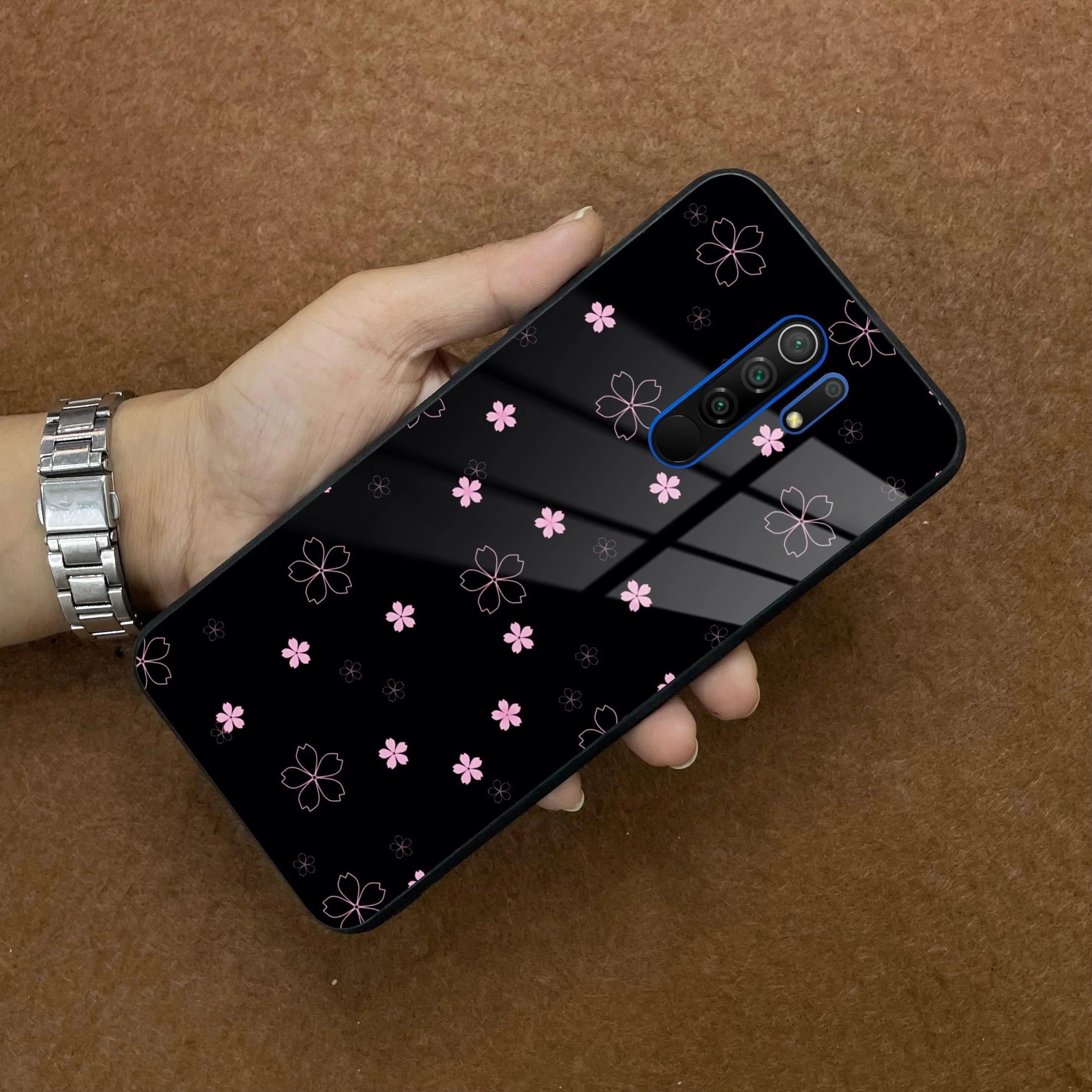 Floral Night Glass Case Cover For Redmi/Xiaomi - ShopOnCliQ