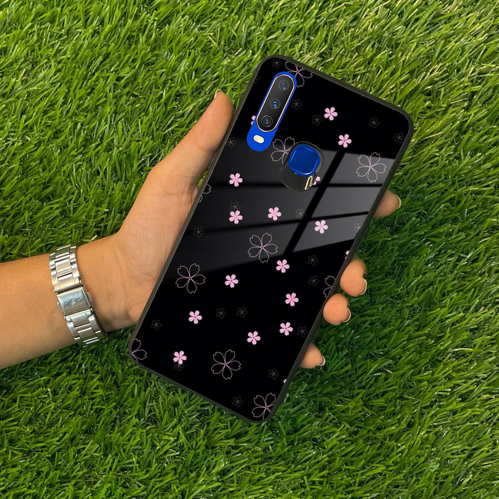Floral Night Glass Case Cover For Vivo - ShopOnCliQ