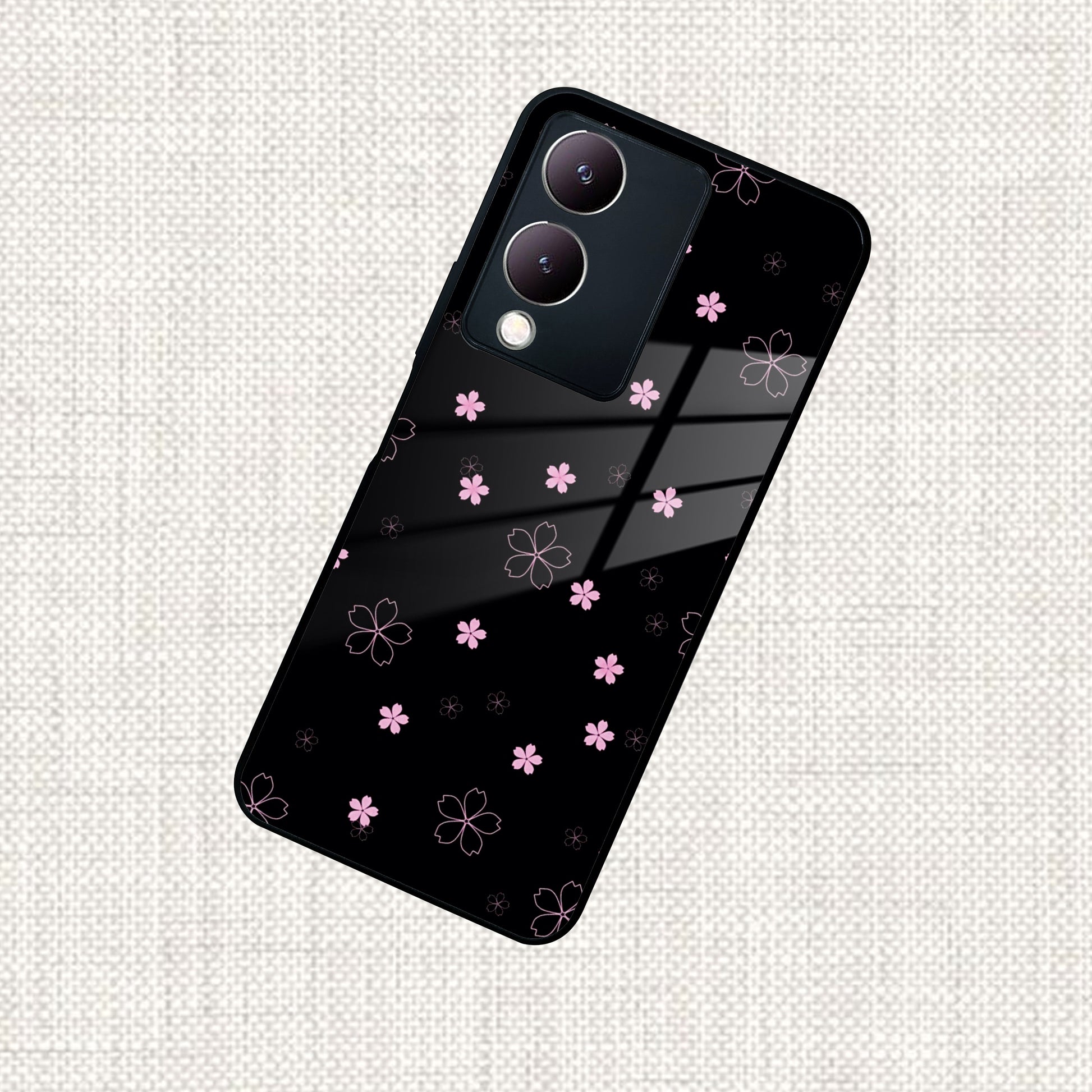 Floral Night Glass Case Cover For Vivo ShopOnCliQ