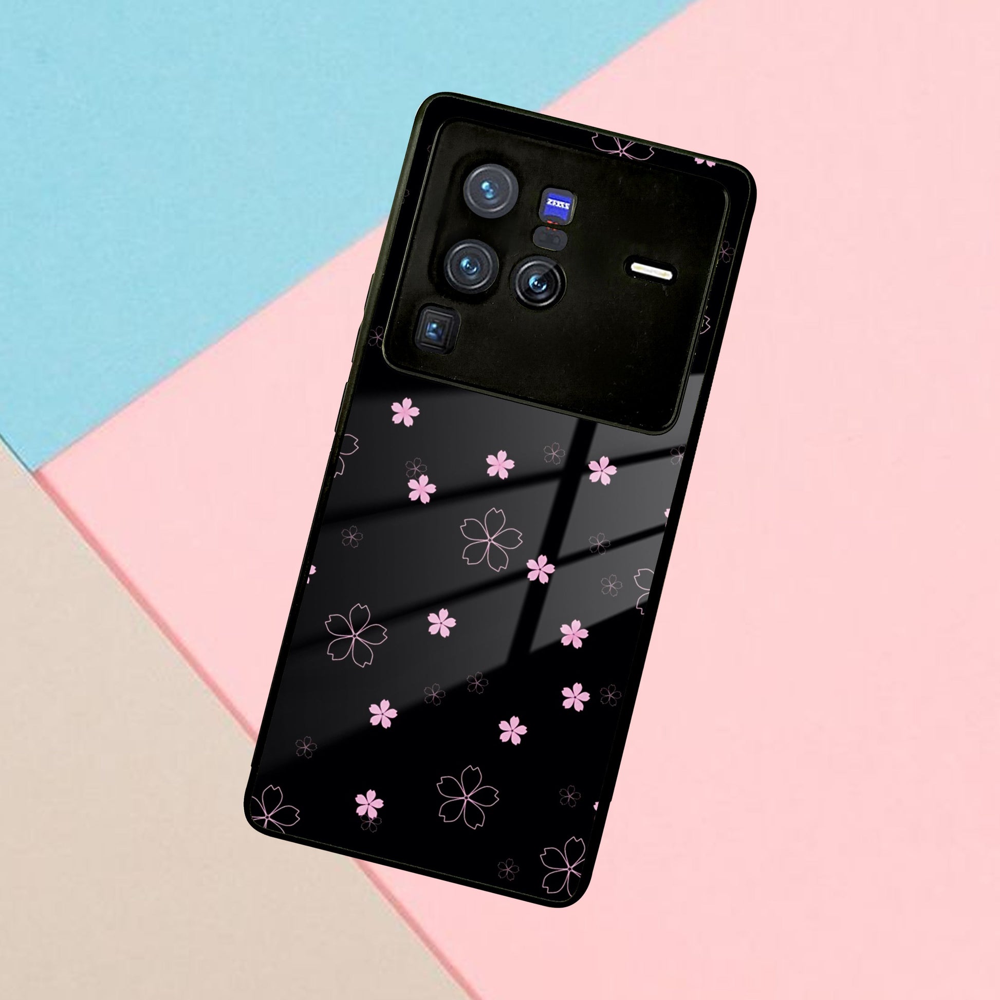 Floral Night Glass Case Cover For Vivo ShopOnCliQ