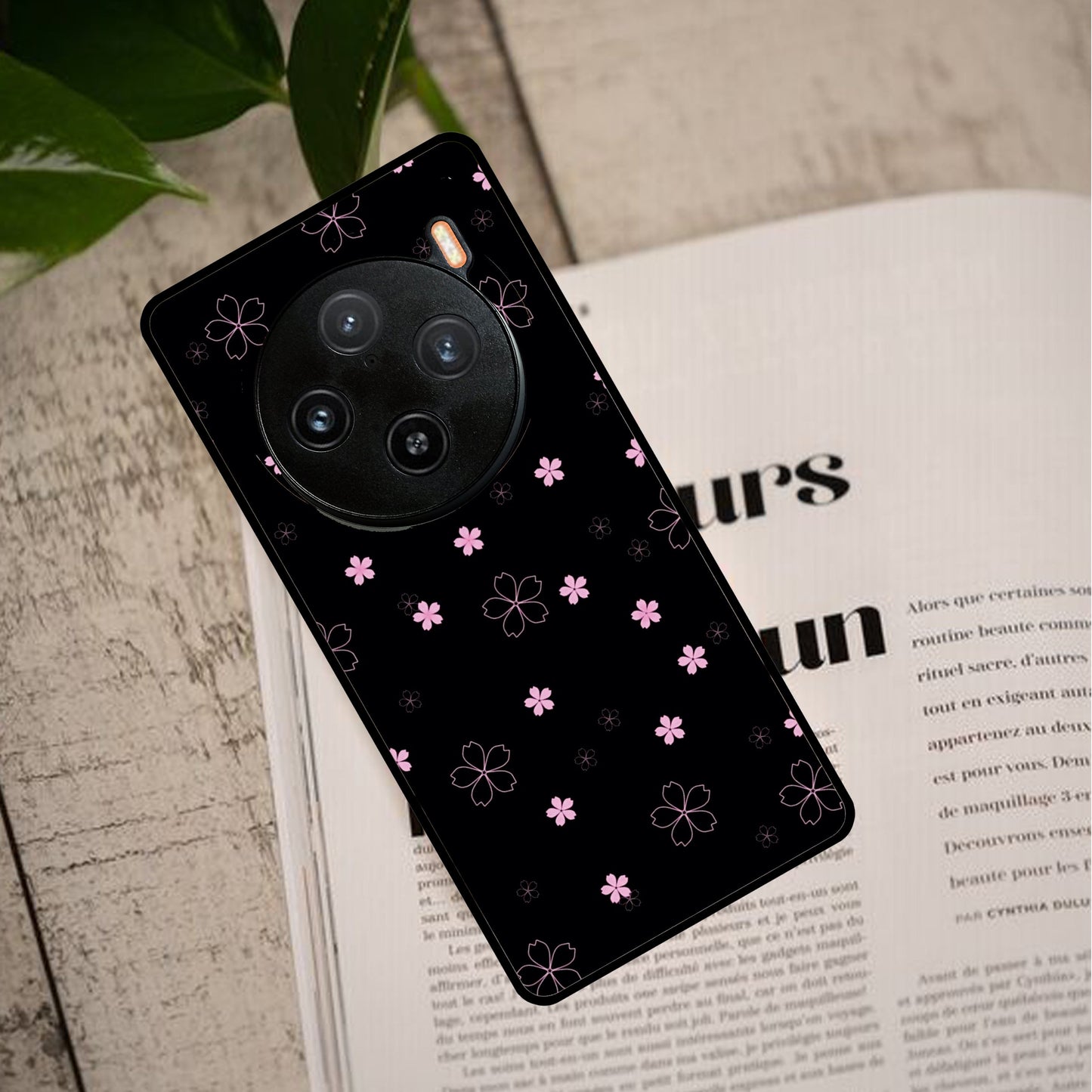 Floral Night Glass Case Cover For Vivo ShopOnCliQ