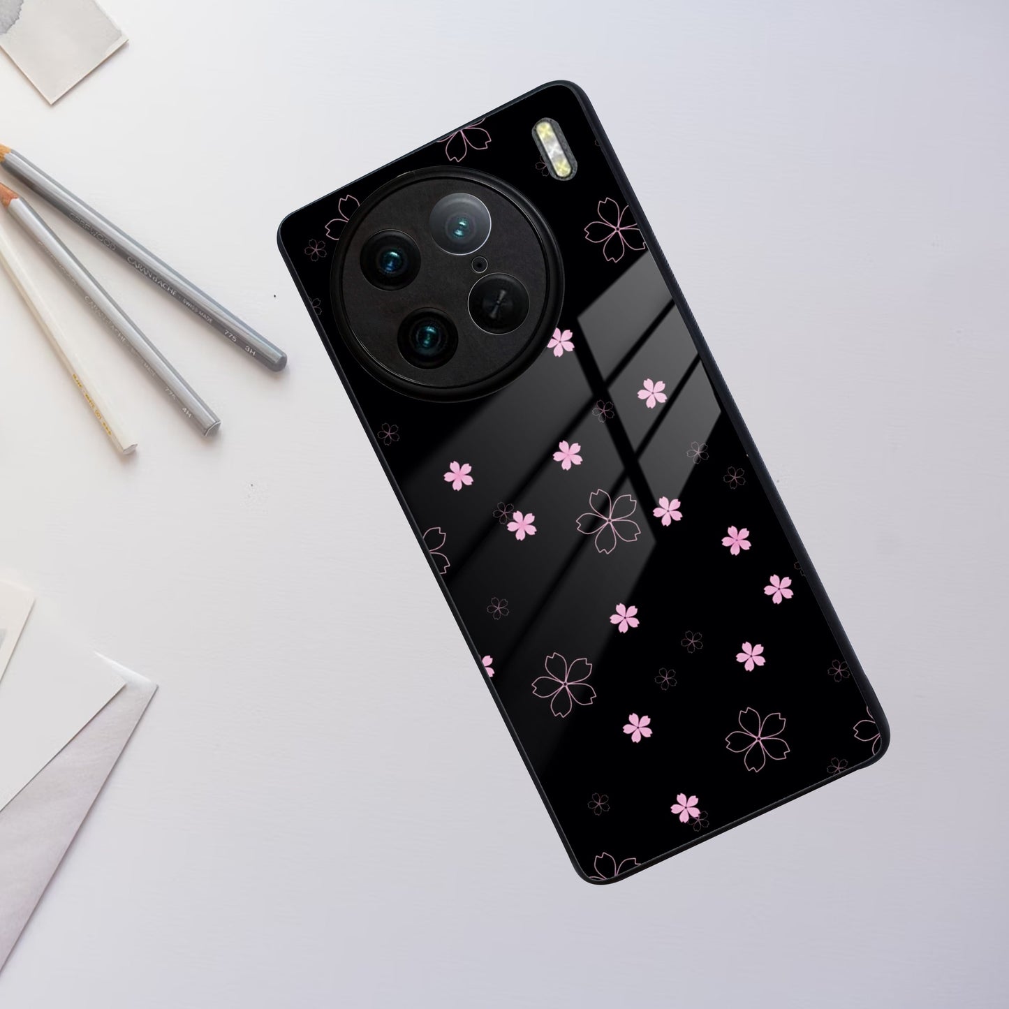 Floral Night Glass Case Cover For Vivo ShopOnCliQ