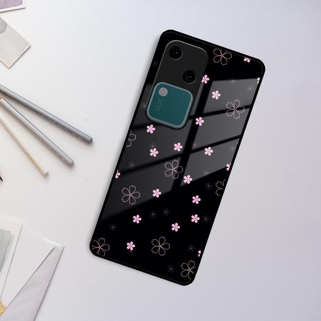 Floral Night Glass Case Cover For Vivo ShopOnCliQ