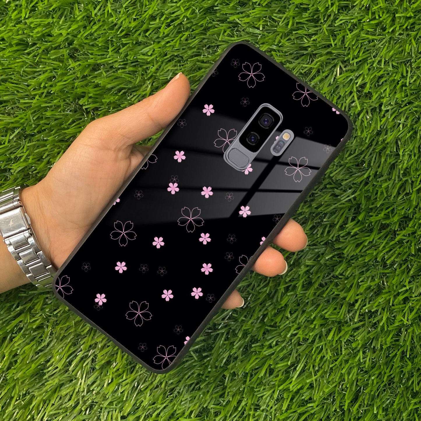 Floral Night Glass Case Cover for Samsung ShopOnCliQ