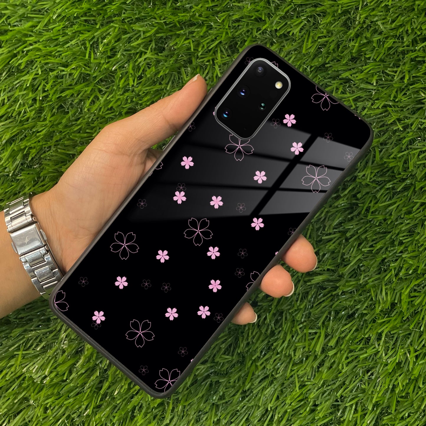 Floral Night Glass Case Cover for Samsung ShopOnCliQ