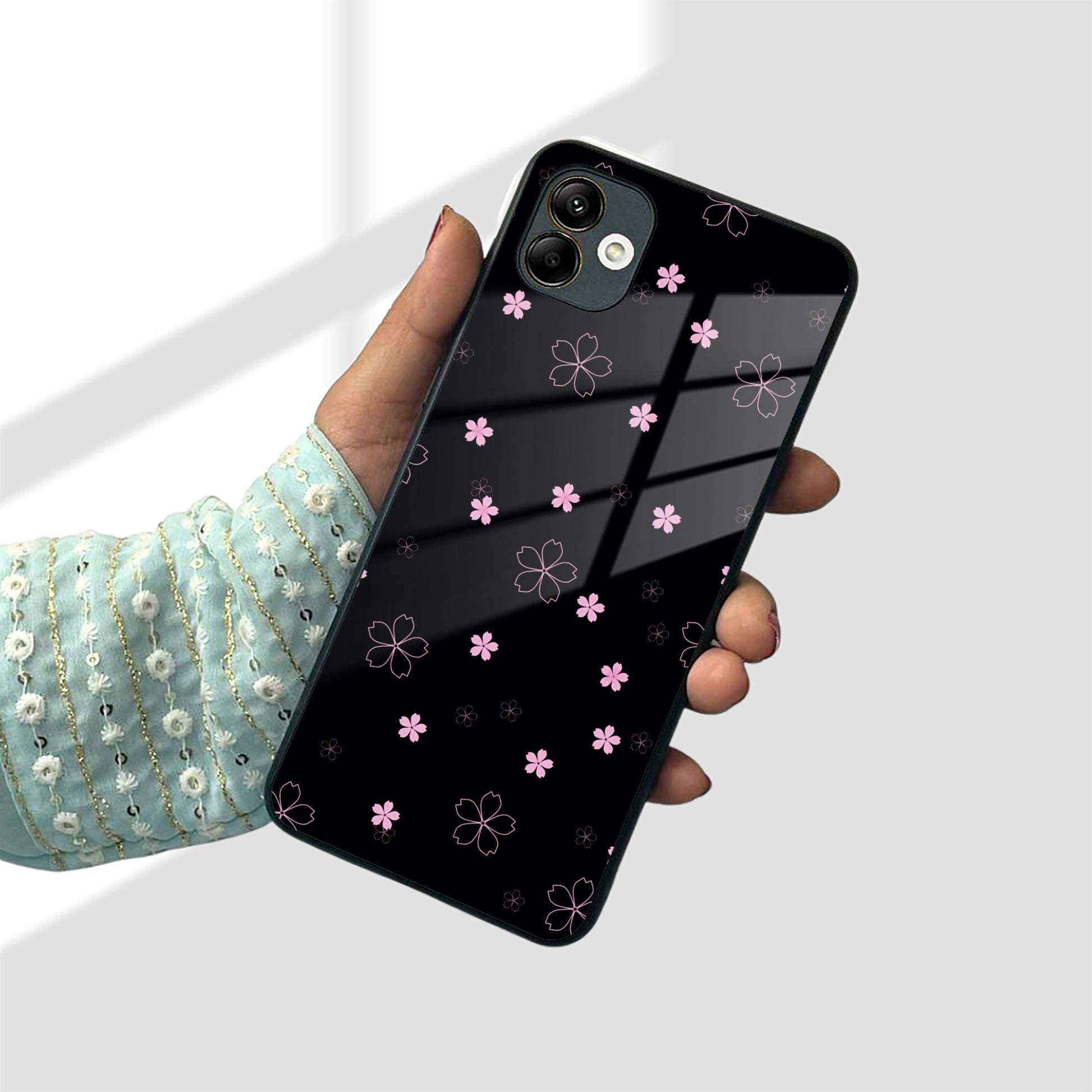 Floral Night Glass Case Cover for Samsung ShopOnCliQ