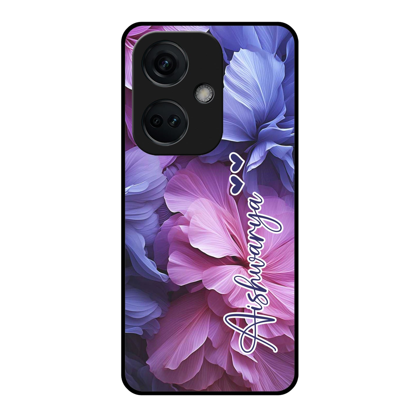 Perfect Customized Floral Glossy Metal Case Cover For OnePlus