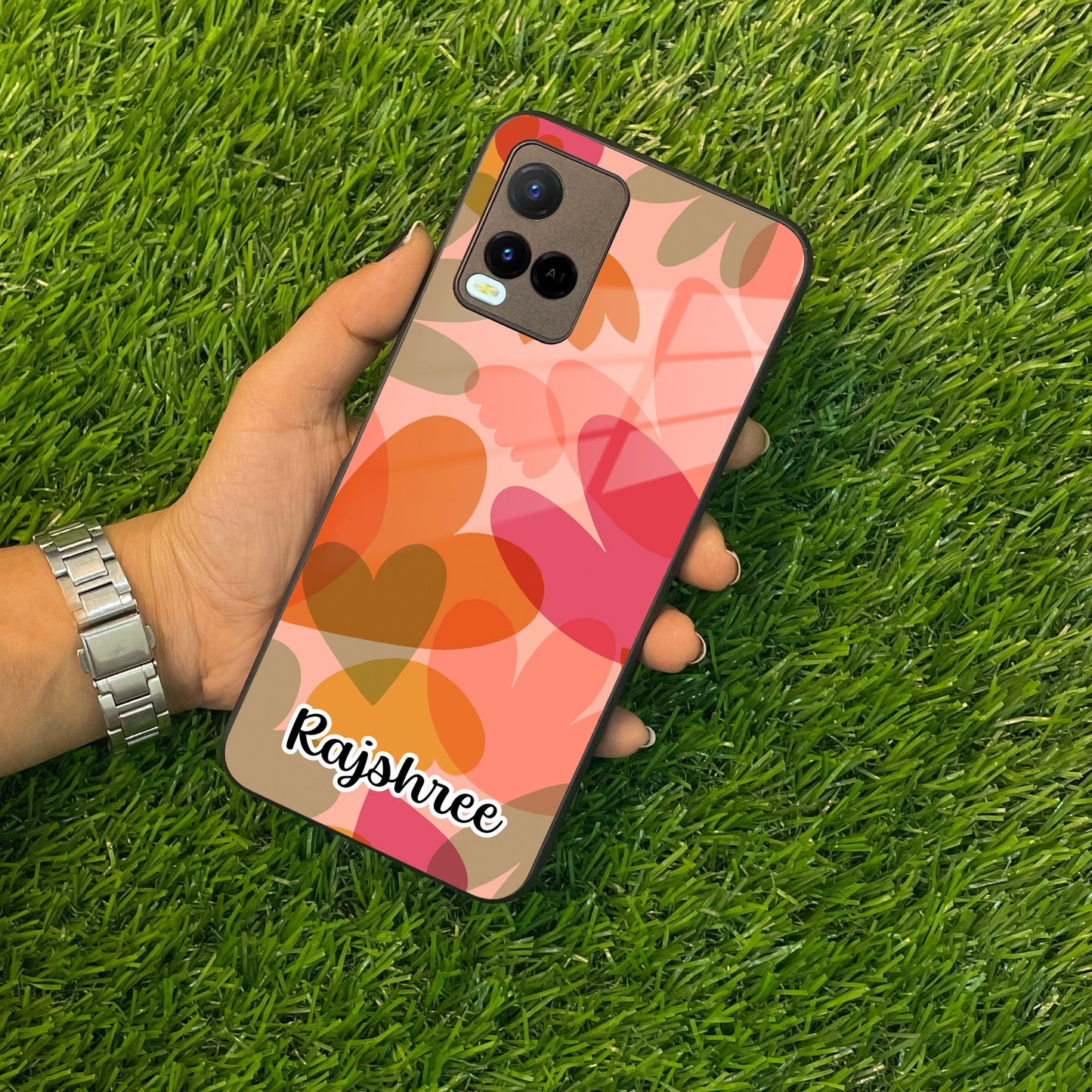 Virginia Customize Glass Case Cover For Vivo