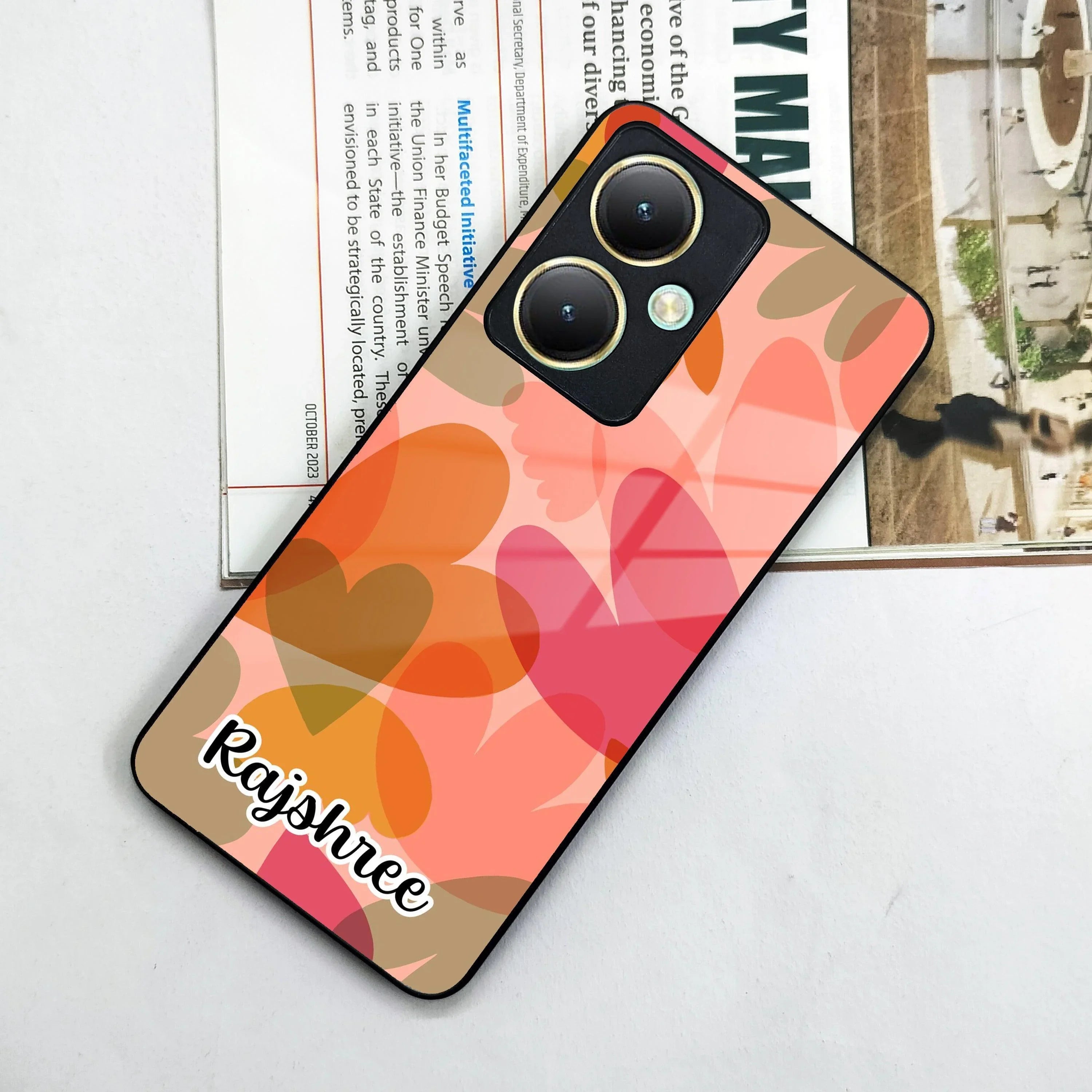 Virginia Customize Glass Case Cover For Vivo - ShopOnCliQ