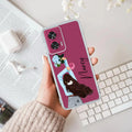 Flower Fusion Customize Anti Yellow Case For Motorola G85 5G