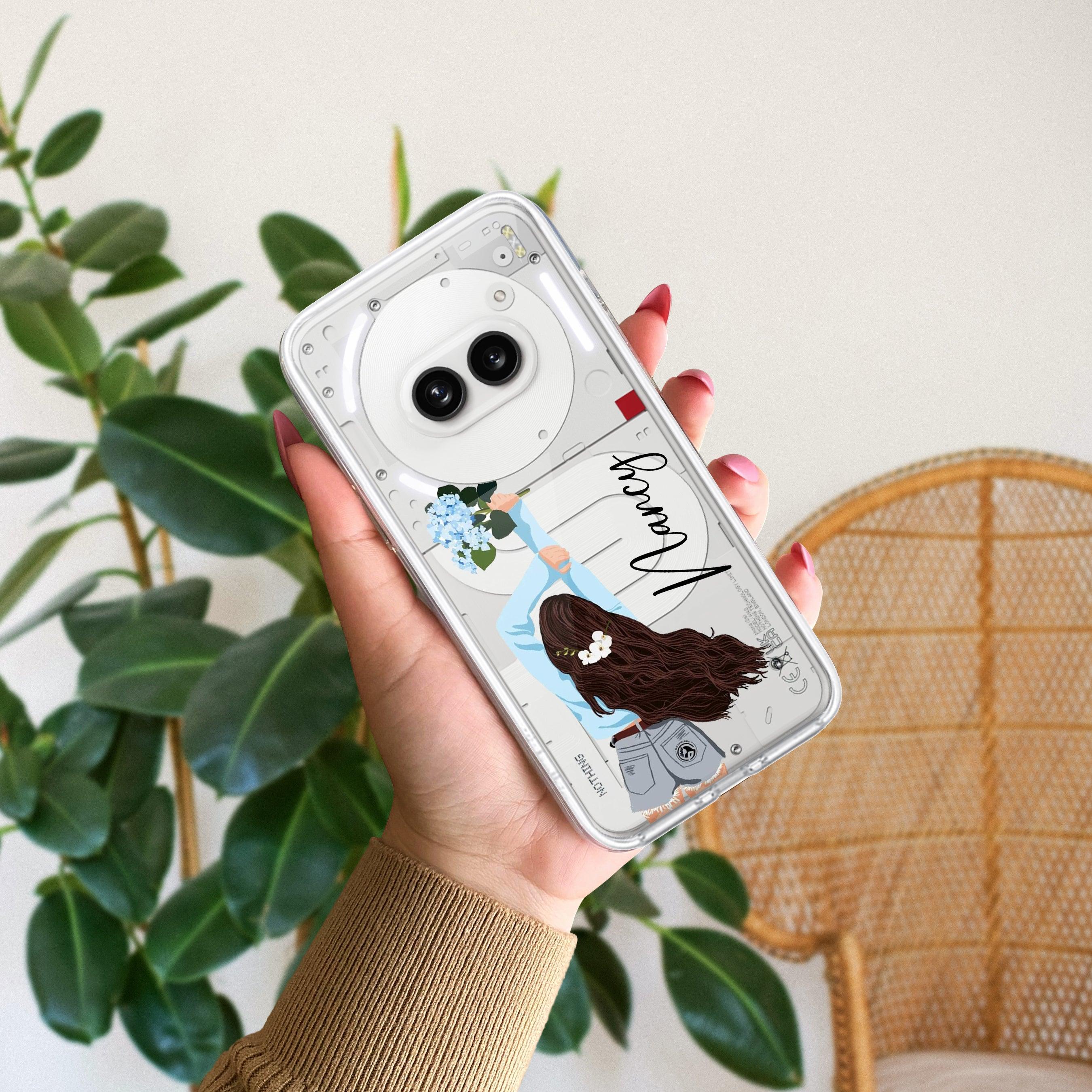 Flower Fusion Customize Transparent Silicon Case For Nothing - ShopOnCliQ