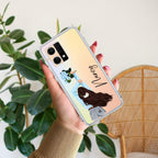 Flower Fusion Customize Anti Yellow Case For Oppo Reno 7 5G